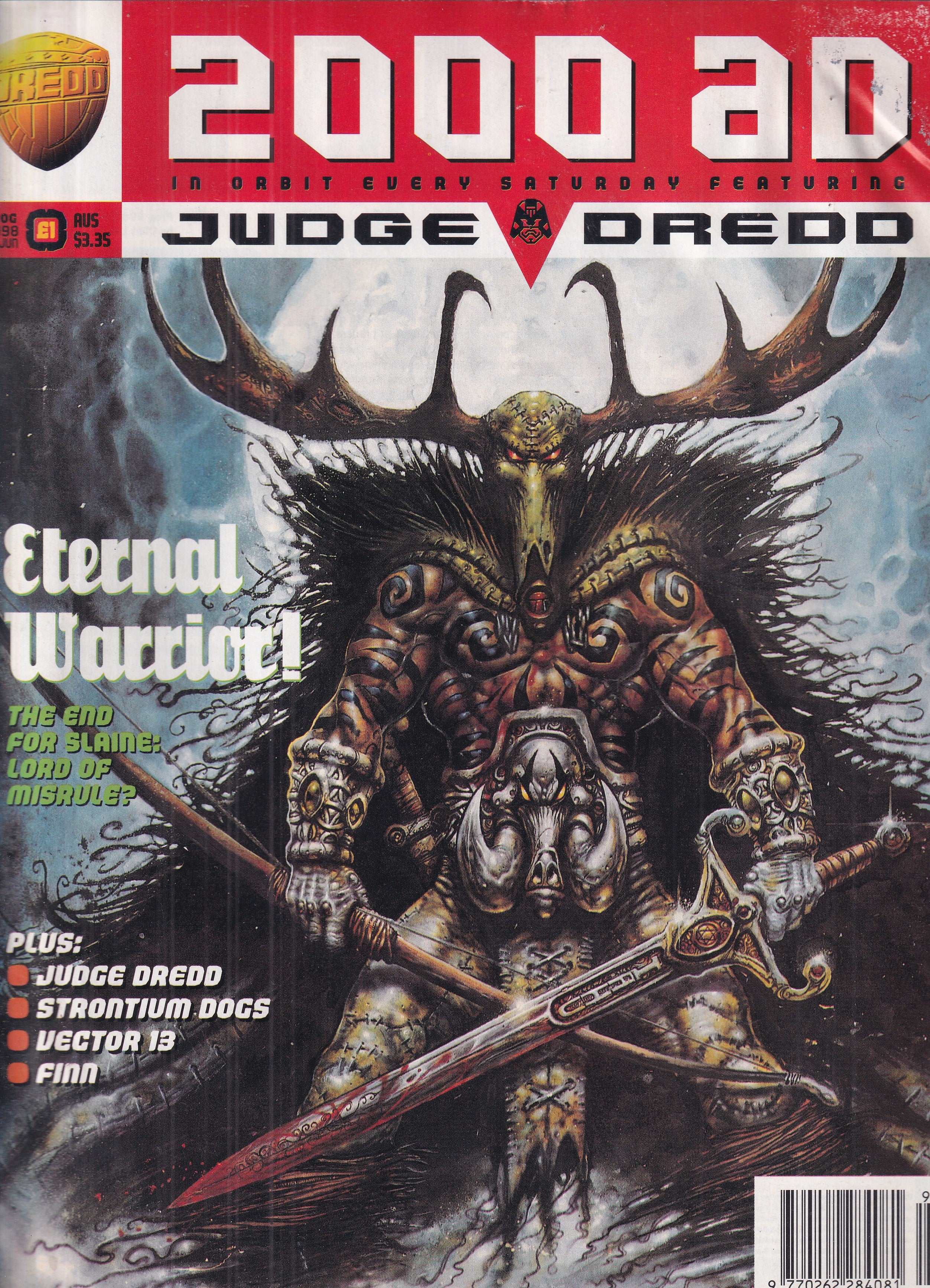 2000 AD JUDGE DREDD #998 - Slab City Comics
