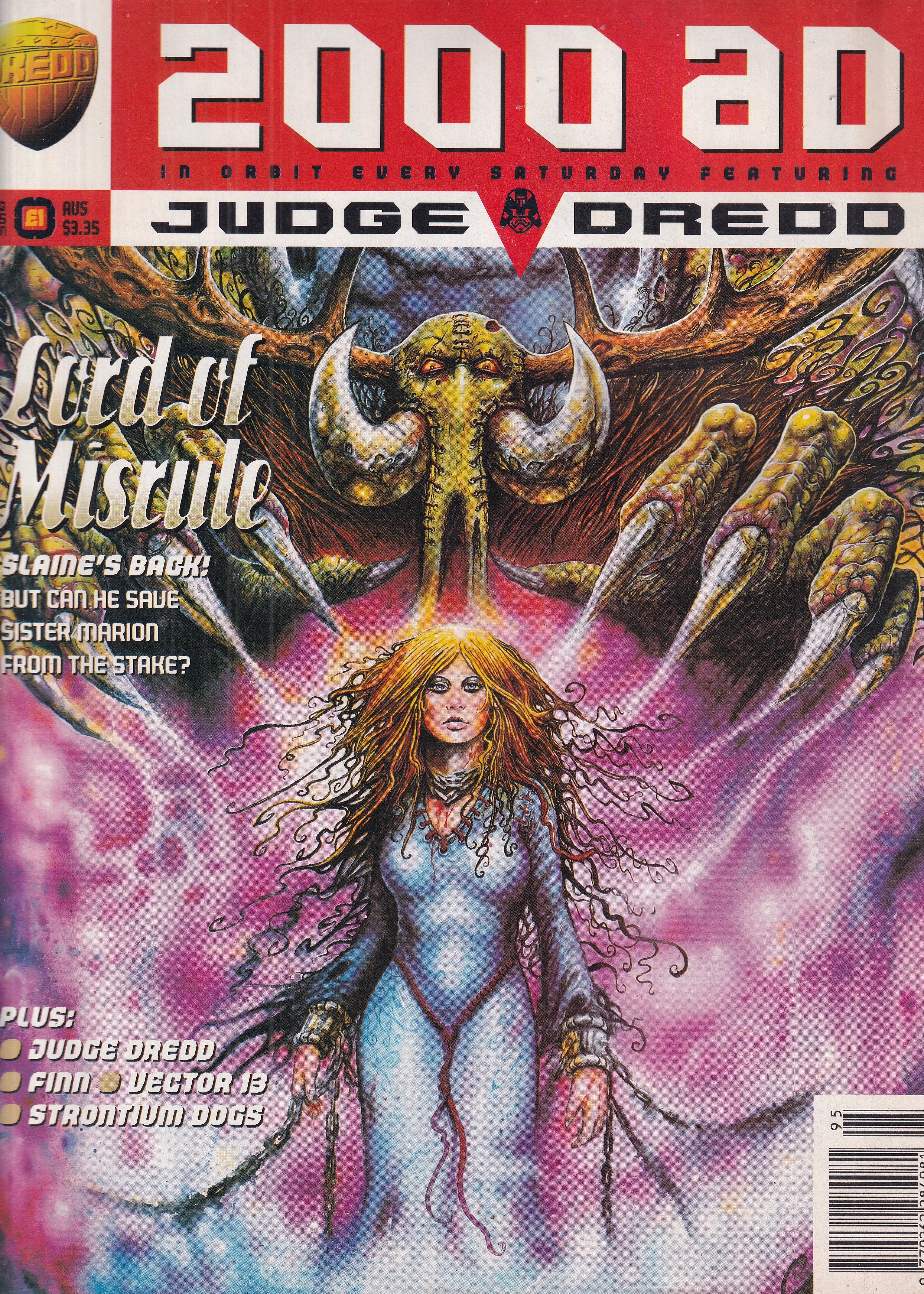 2000 AD FEATURING JUGE DREDD #995 - Slab City Comics