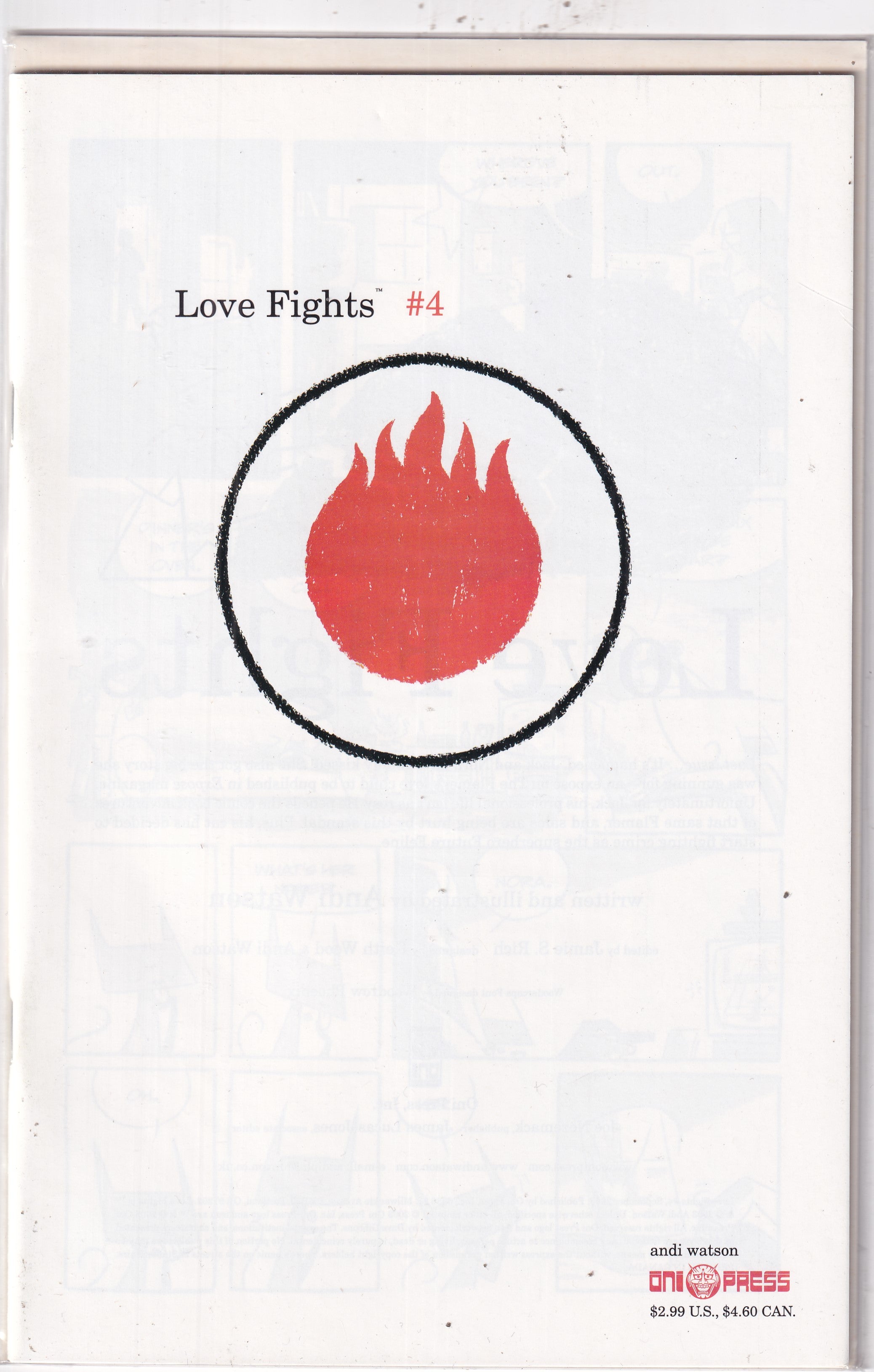 LOVE FIGHTS #4 - Slab City Comics