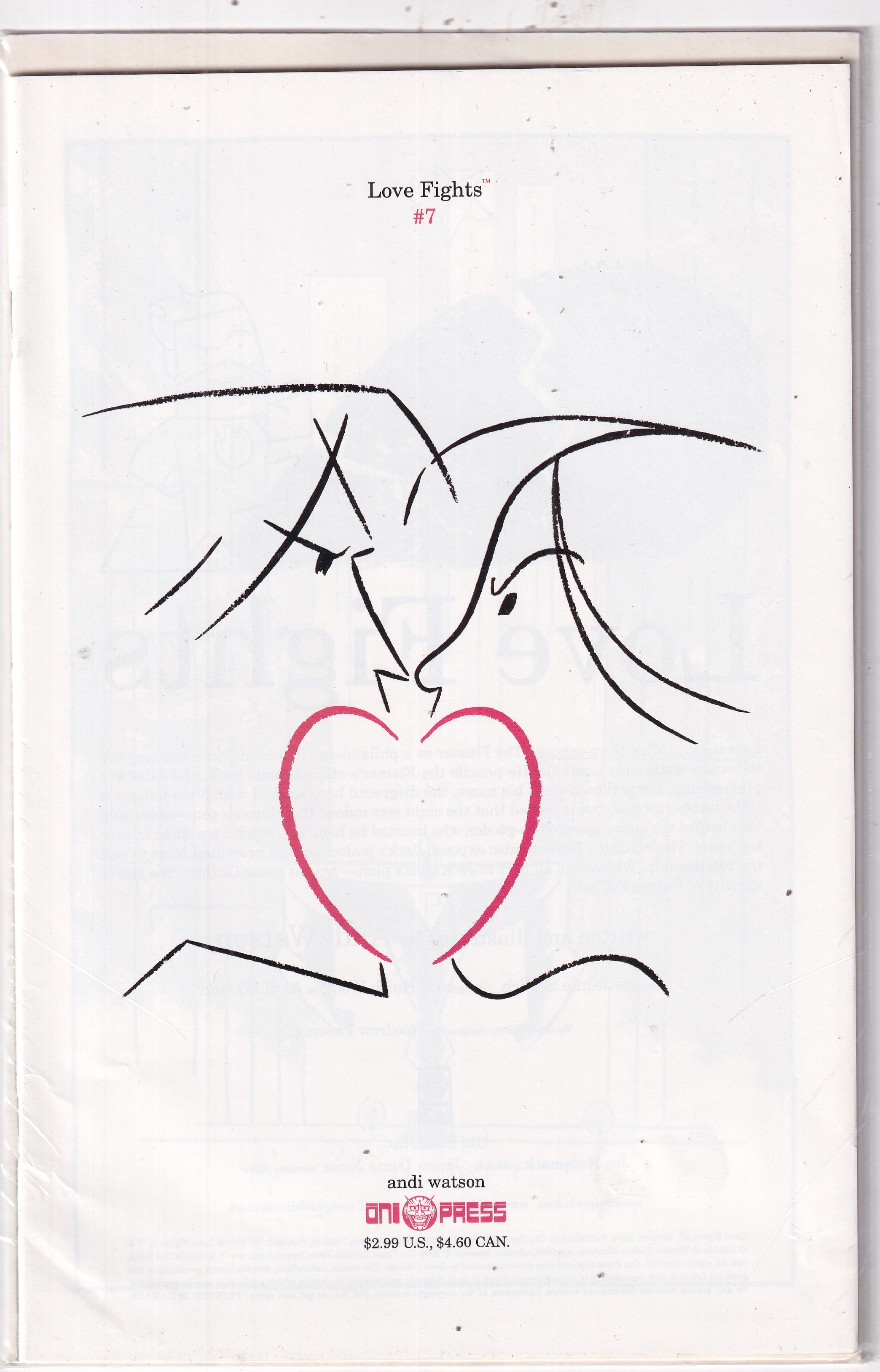 LOVE FIGHTS #7 - Slab City Comics