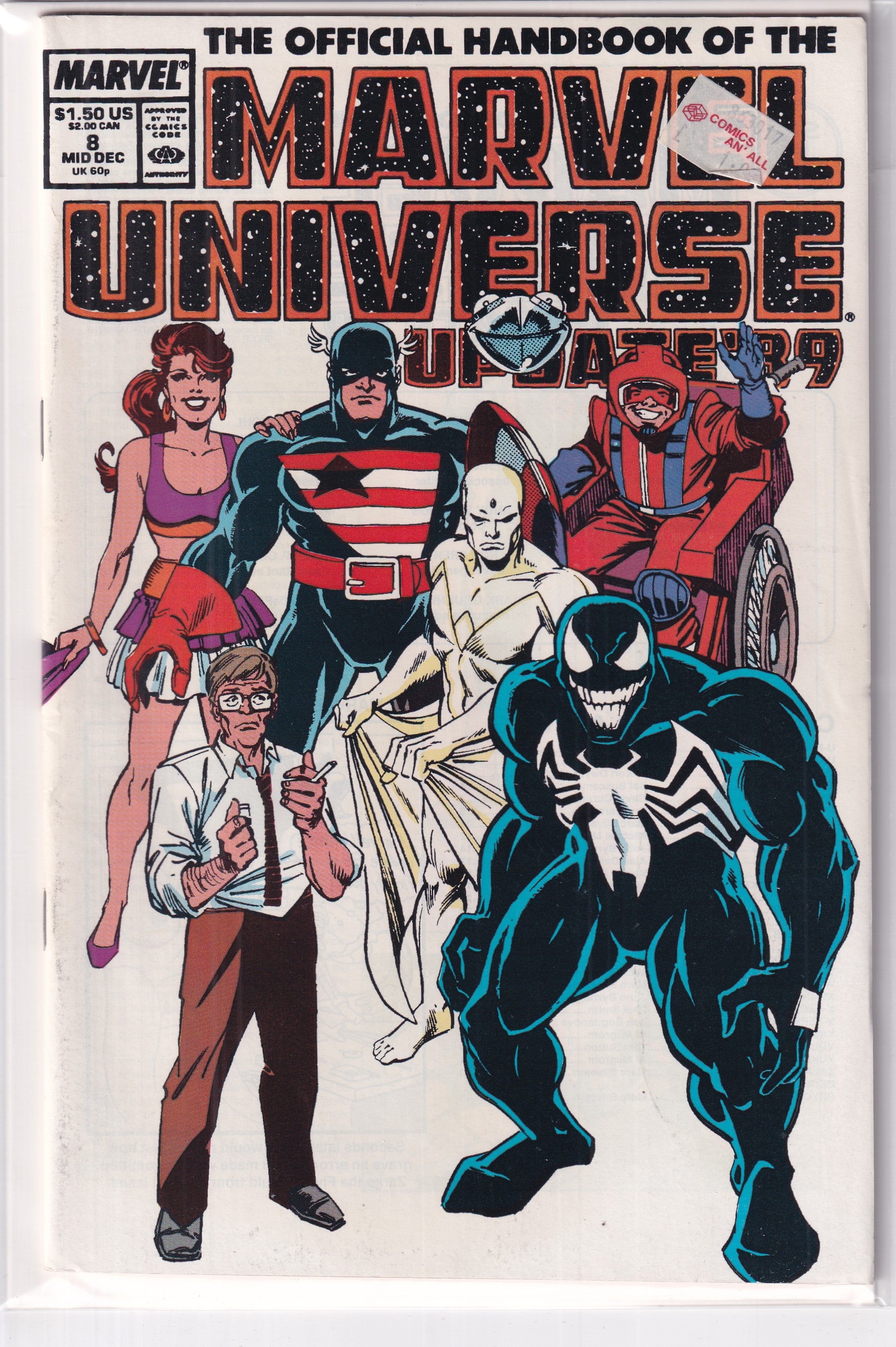 MARVEL UNIVERSE UPDATE '89 #8 - Slab City Comics