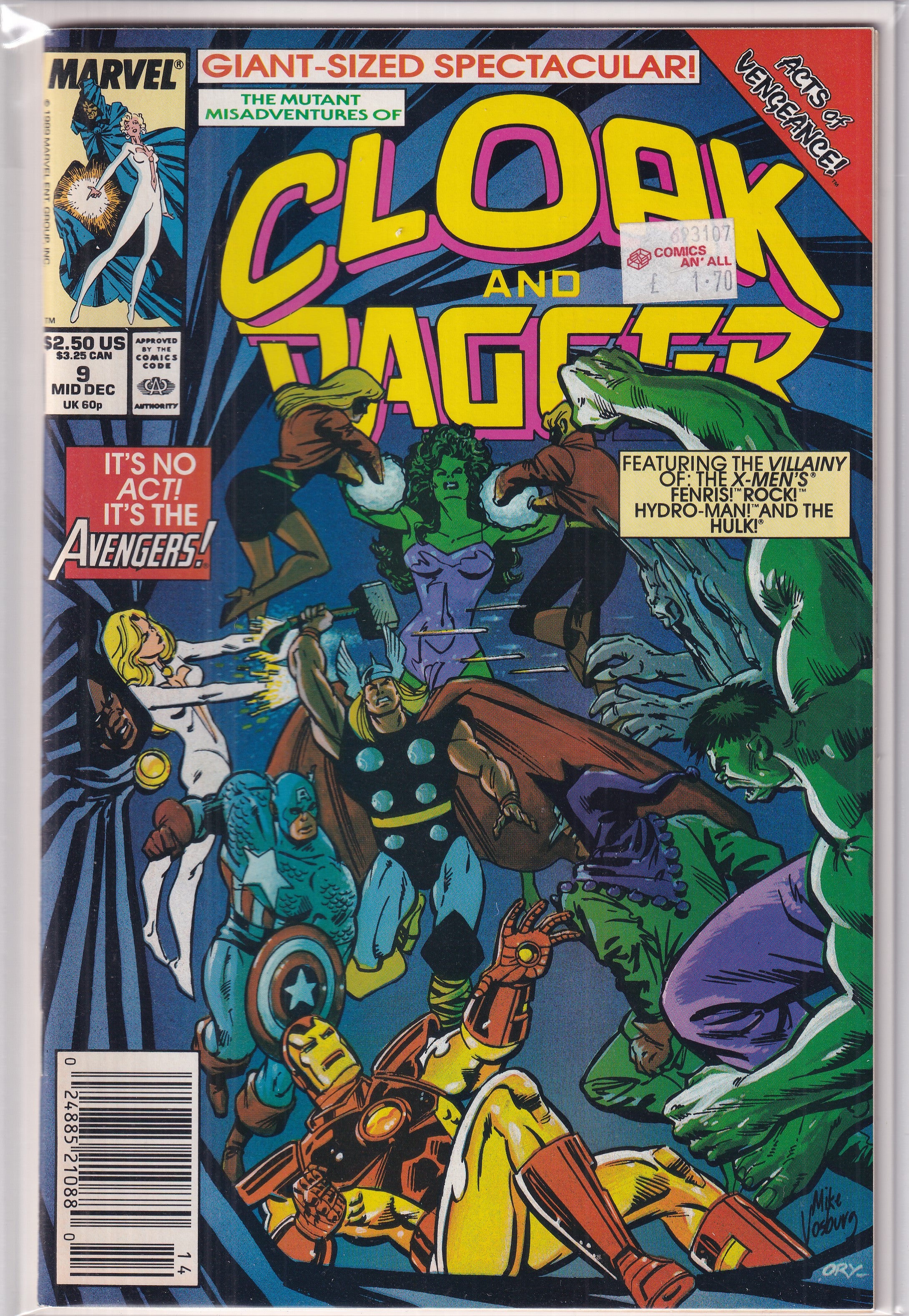 CLOAK AND DAGGER #9 - Slab City Comics