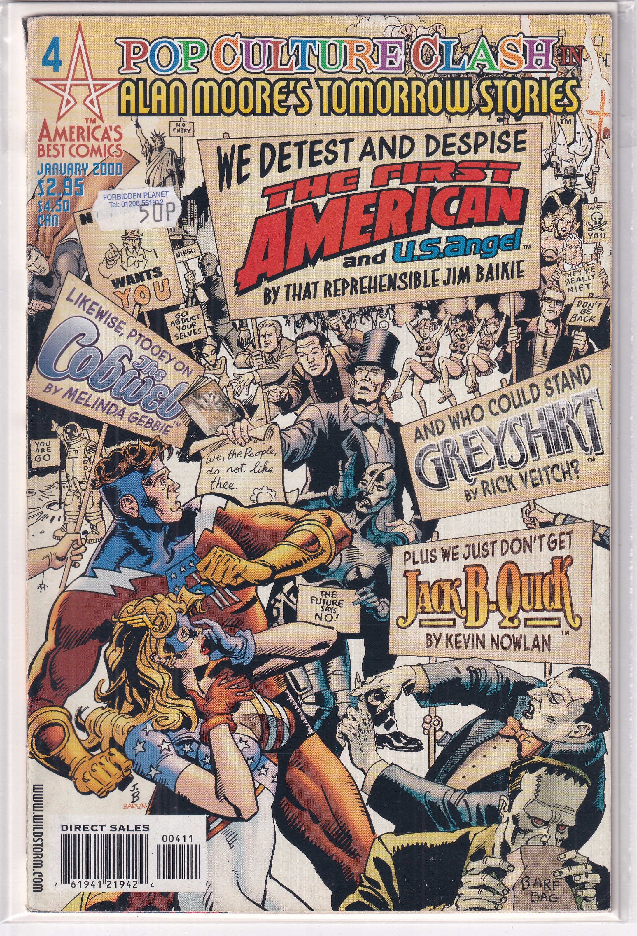 POP CULTURE CLASH IN ALAN MOORE'S TOMORROW STORIES #4 - Slab City Comics