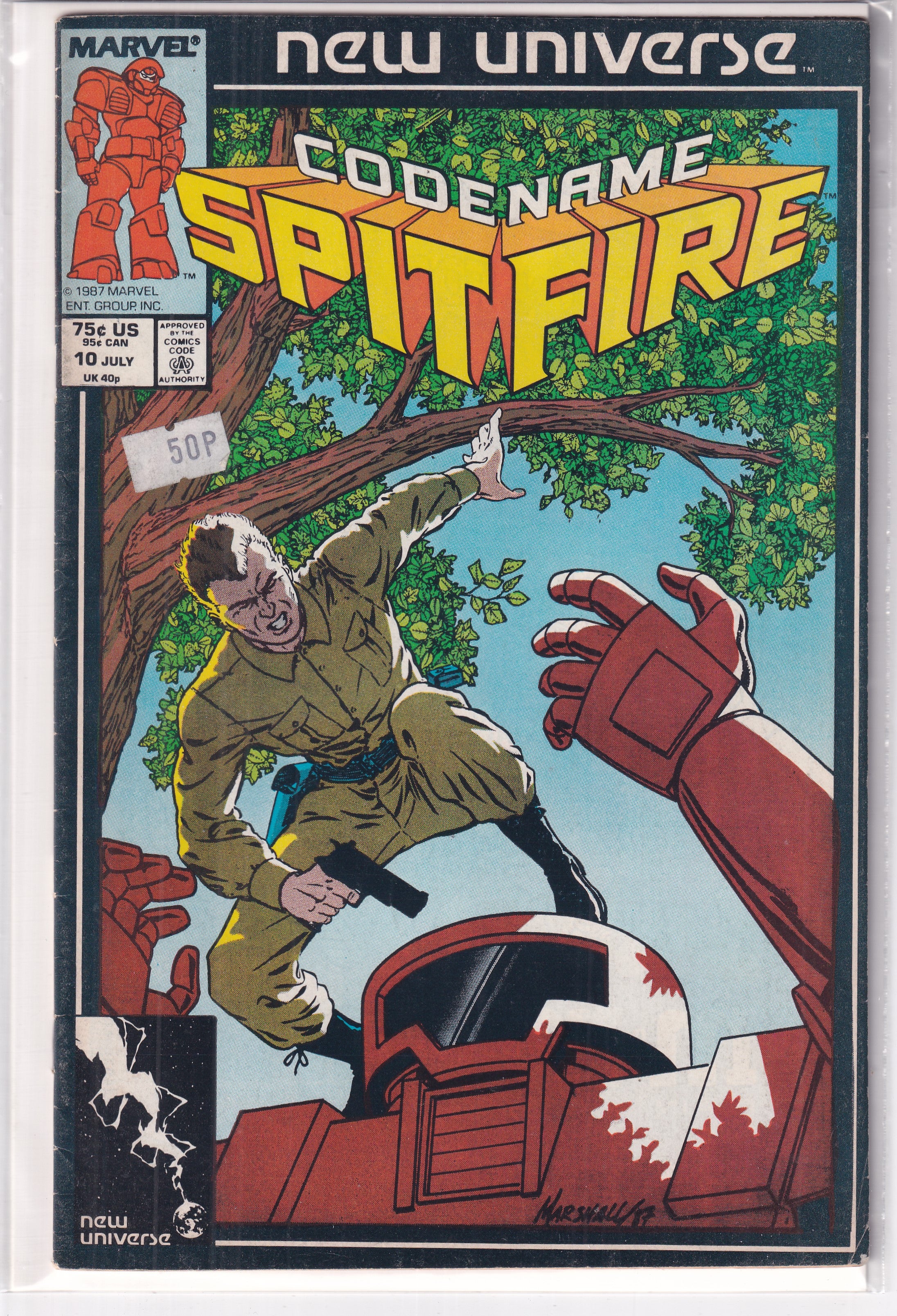 NEW UNIVERSE CODENAME SPITFIRE #10 - Slab City Comics