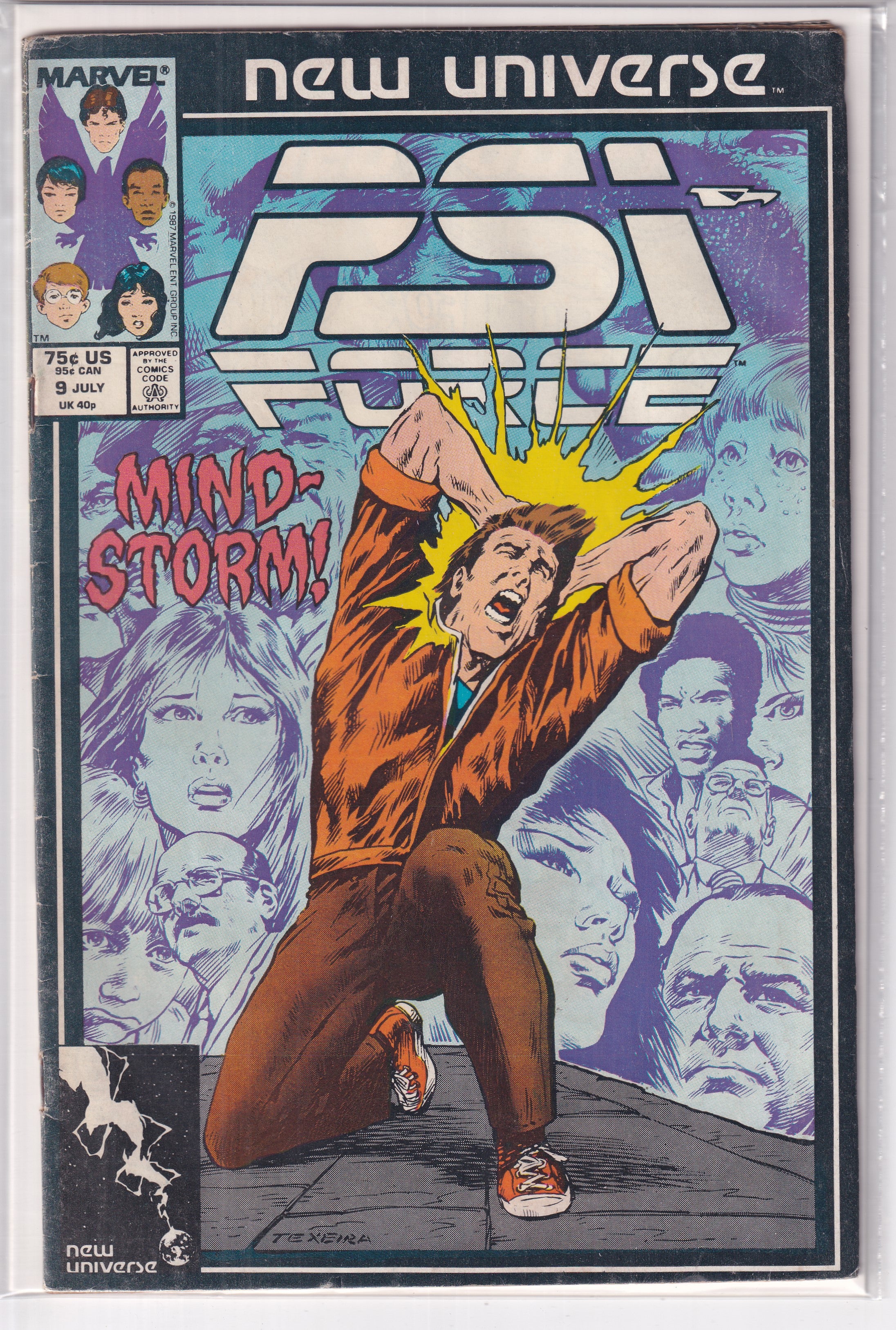 NEW UNIVERSE PSI FORCE #9 - Slab City Comics