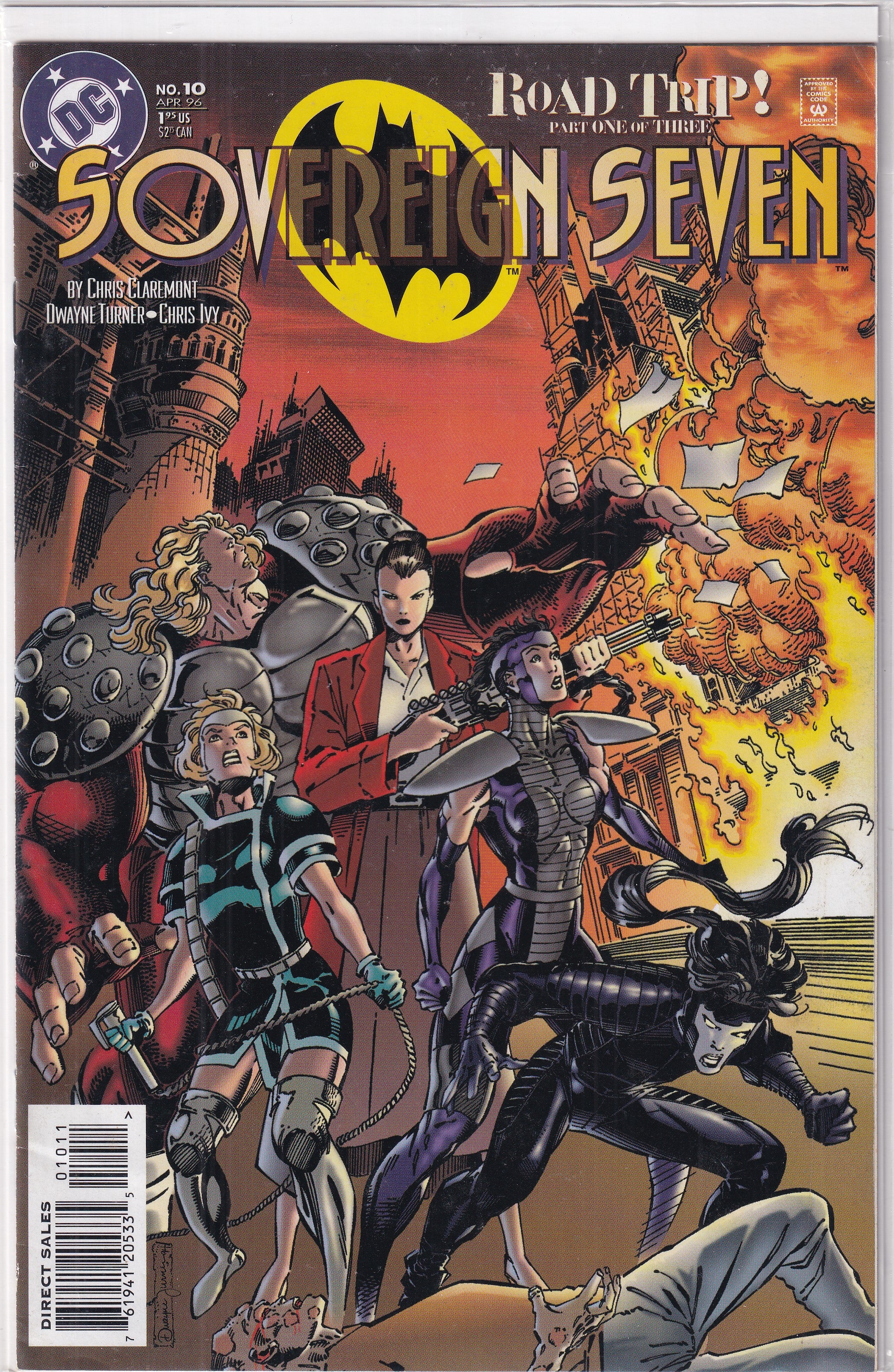 SOVEREIGN SEVEN #10 - Slab City Comics