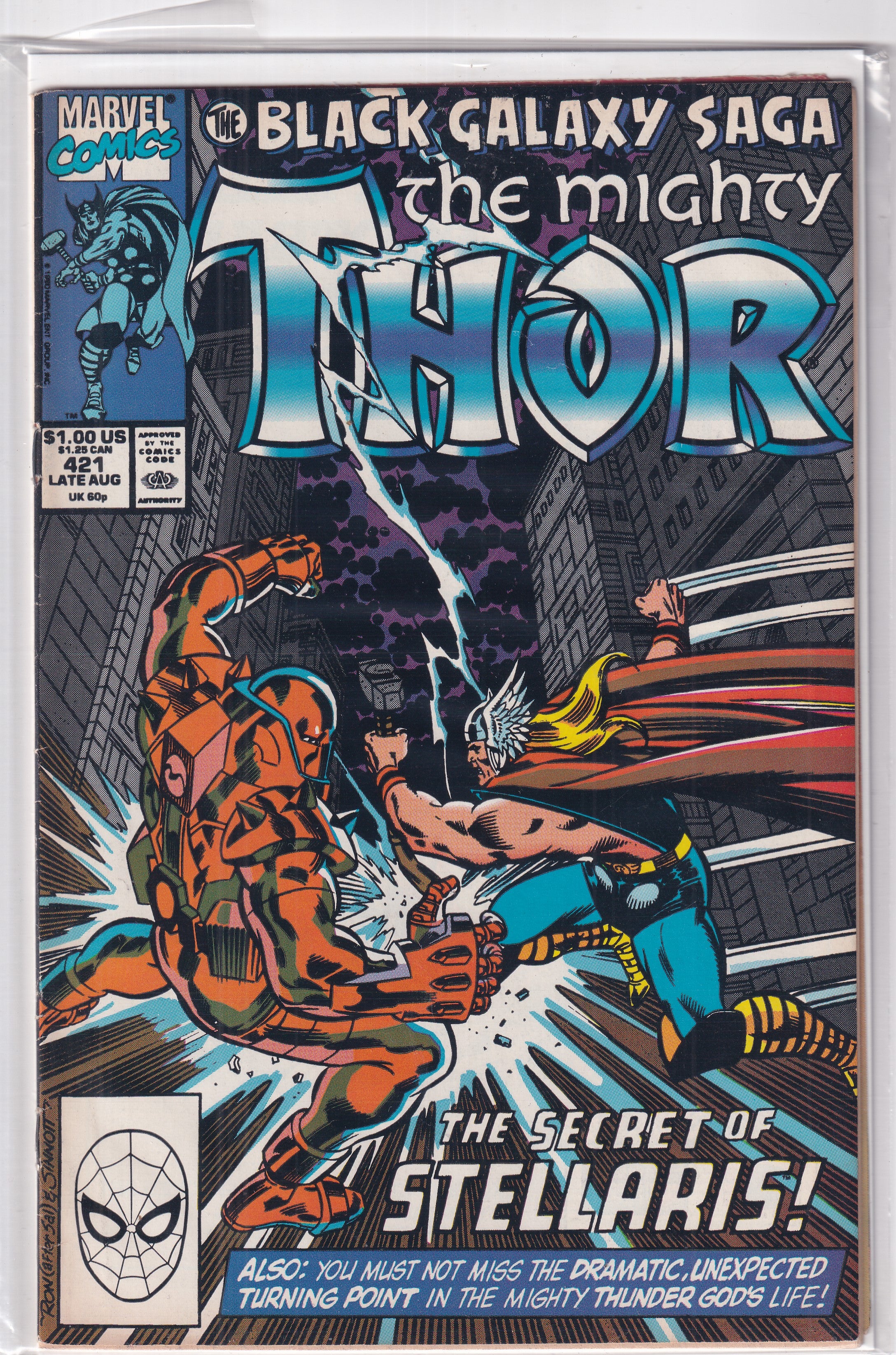 BLACK GALAXY SAGA MIGHTY THOR #421 - Slab City Comics