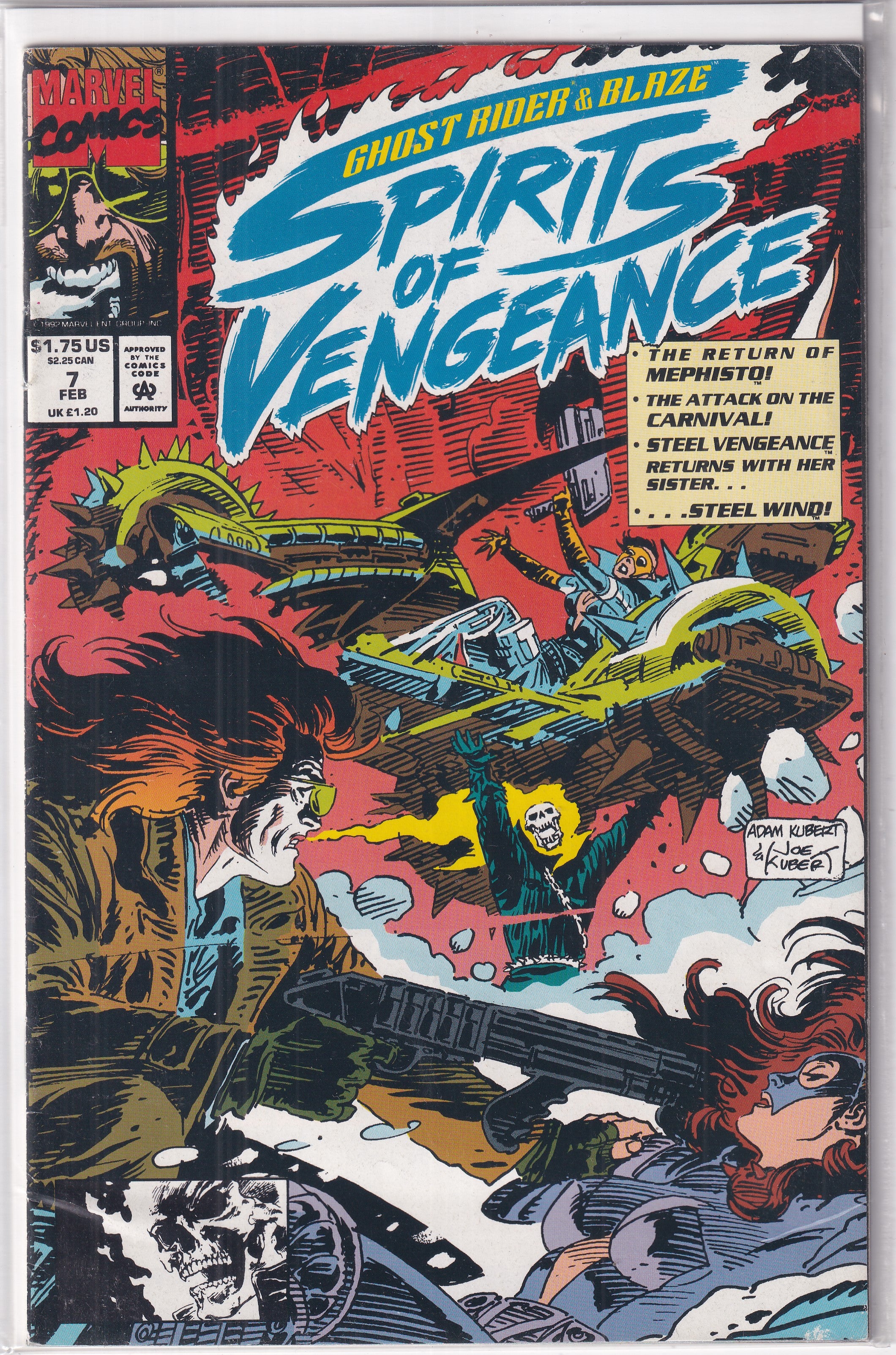 GHOST RIDER & BLAZE SPIRITS OF VENGEANCE #7 - Slab City Comics