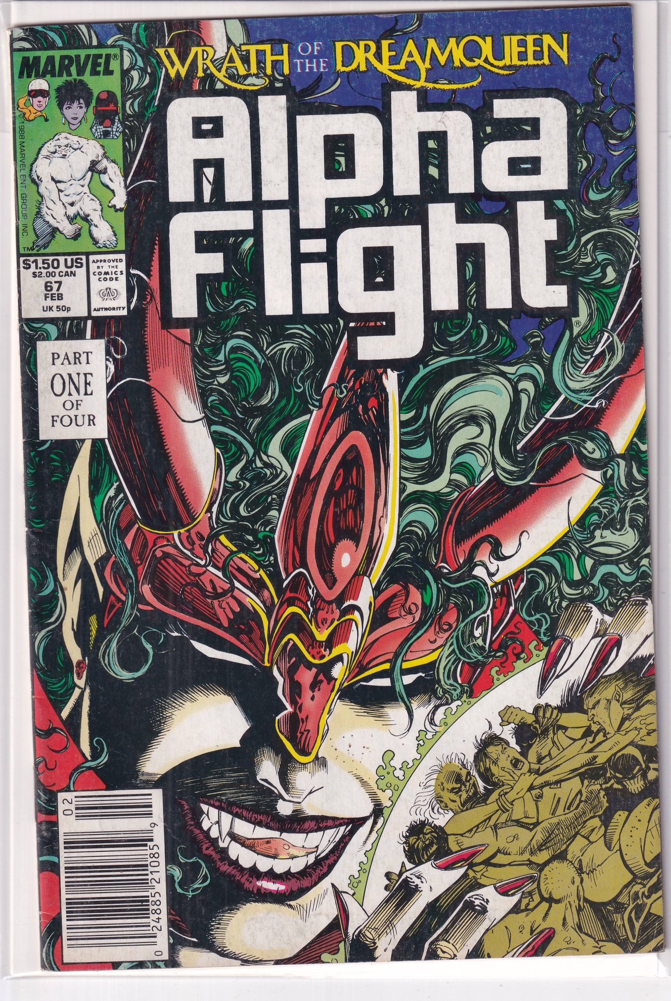 WRATH OF THE DREAMQUEEN ALPHA FLIGHT #67 - Slab City Comics