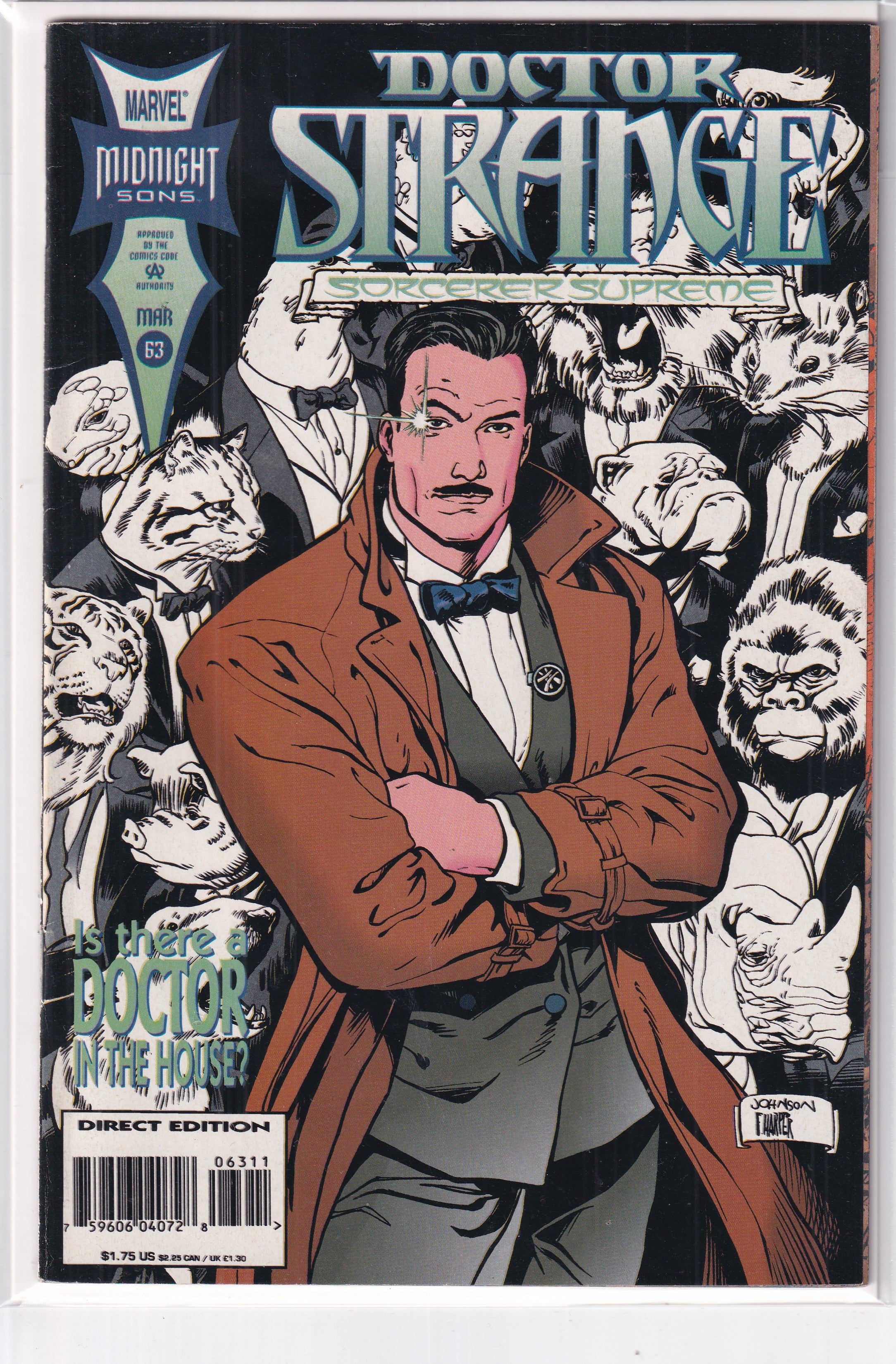 DOCTOR STRANGE SORCERER SUPREME #63 MIDNIGHT SONS - Slab City Comics