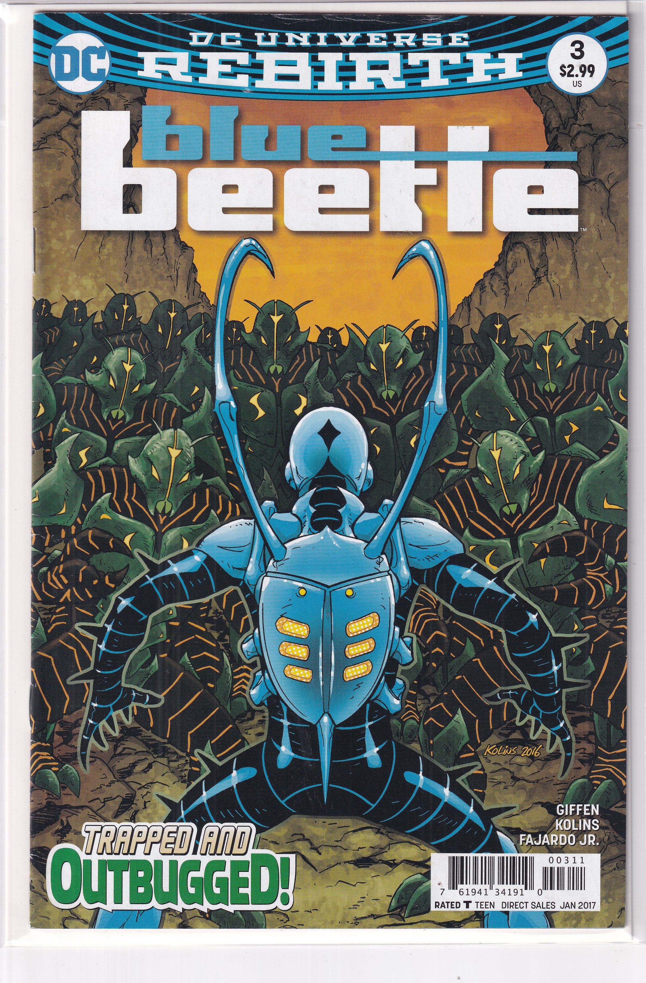 BLUE BEETLE #3 - Slab City Comics