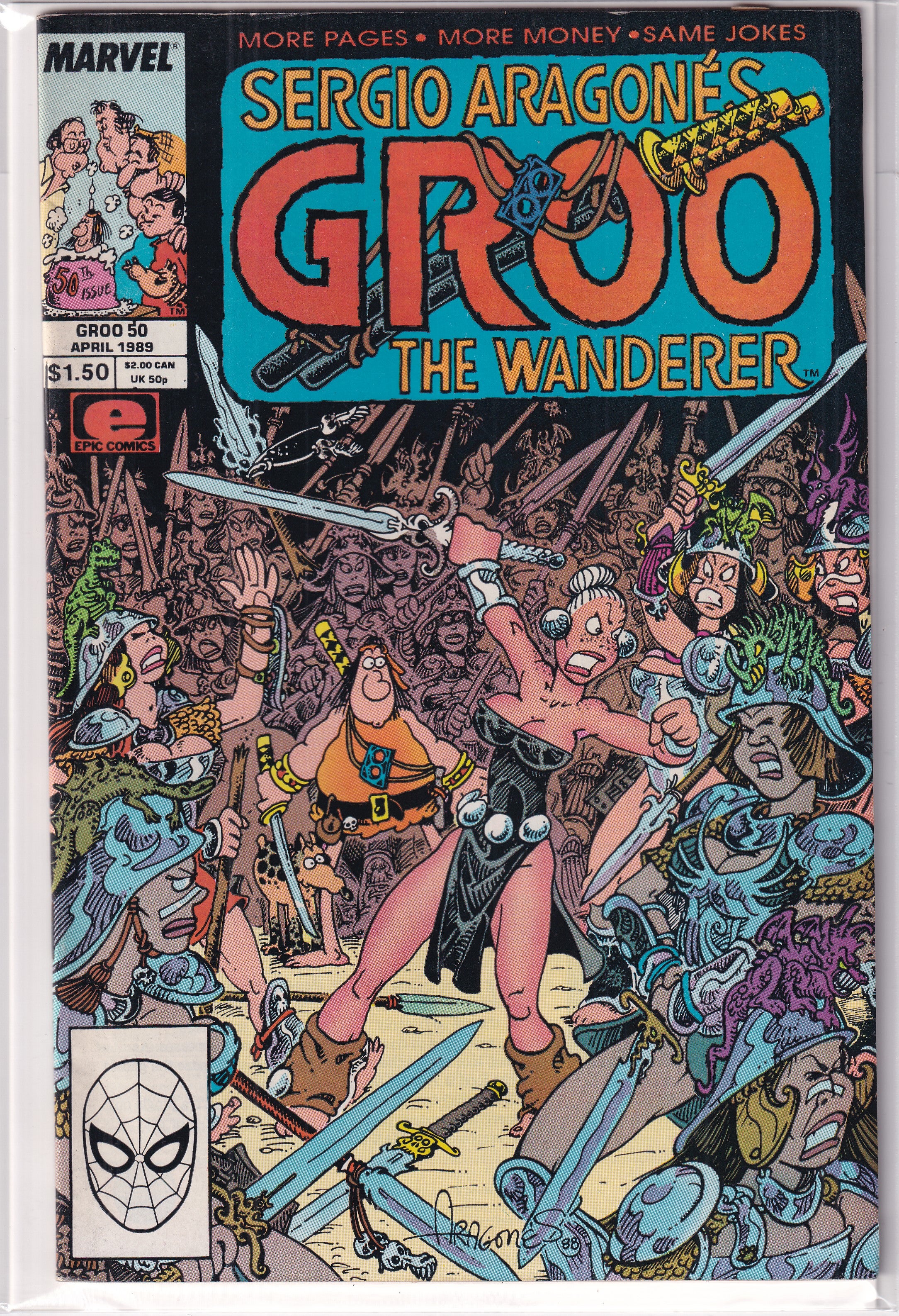 SERGIO ARAGONES GROO THE WANDERER #50 - Slab City Comics