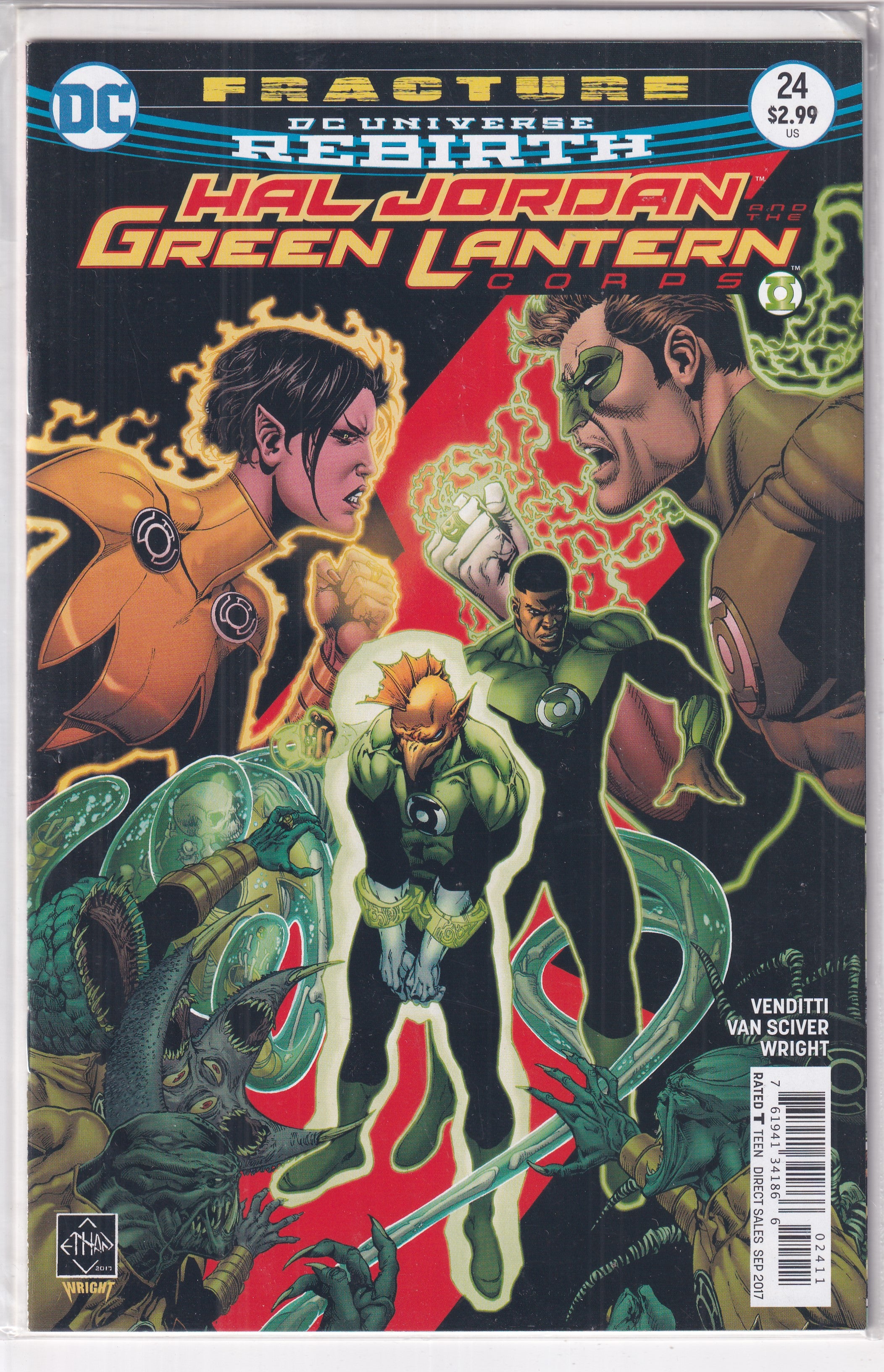 HAL JORDAN GREEN LANTERN CORPS #24 - Slab City Comics