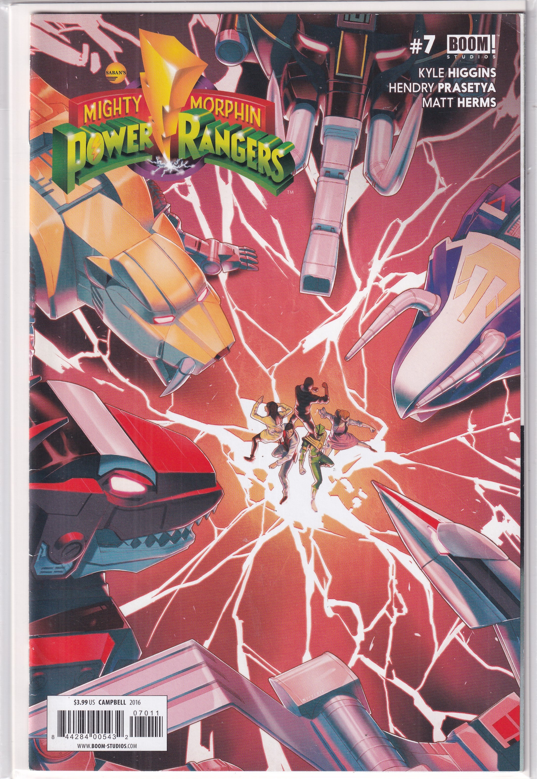 MIGHTY MORPHIN POWER RANGERS #7 - Slab City Comics