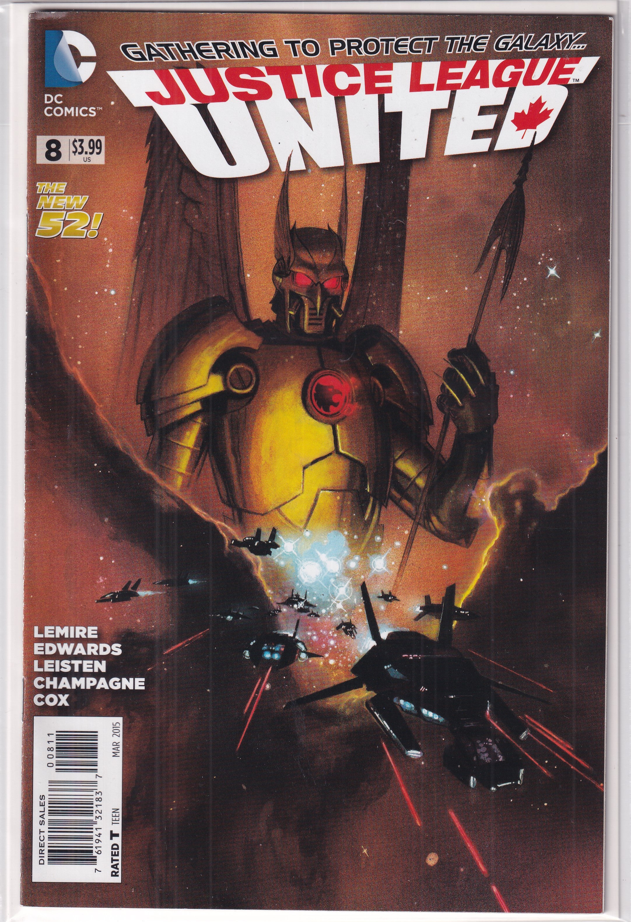 JUSTICE LEAGUE UNITED #8 - Slab City Comics