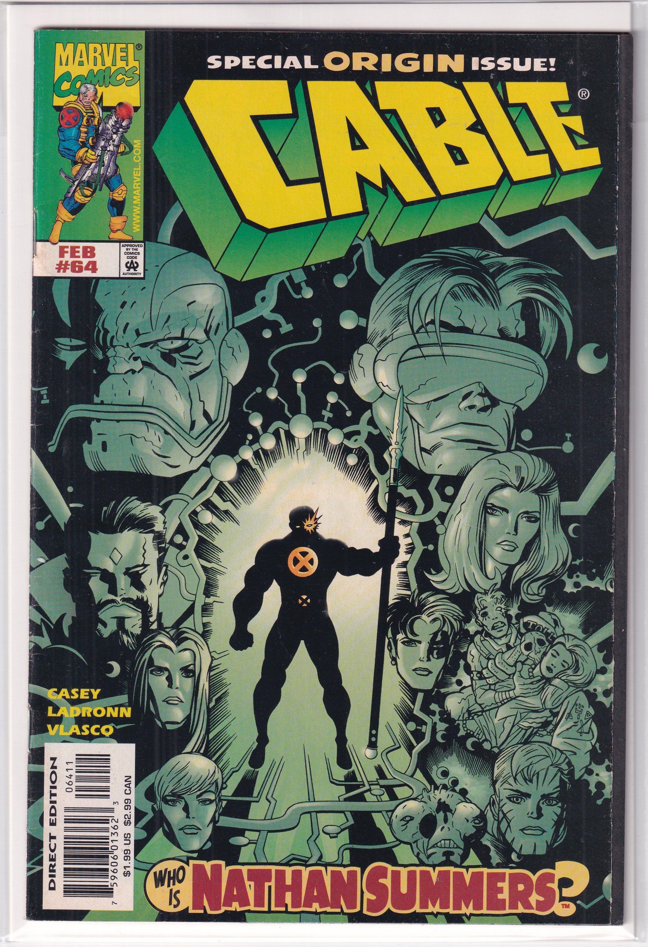 SPECIAL ORIGIN ISSUE CABLE #64 - Slab City Comics