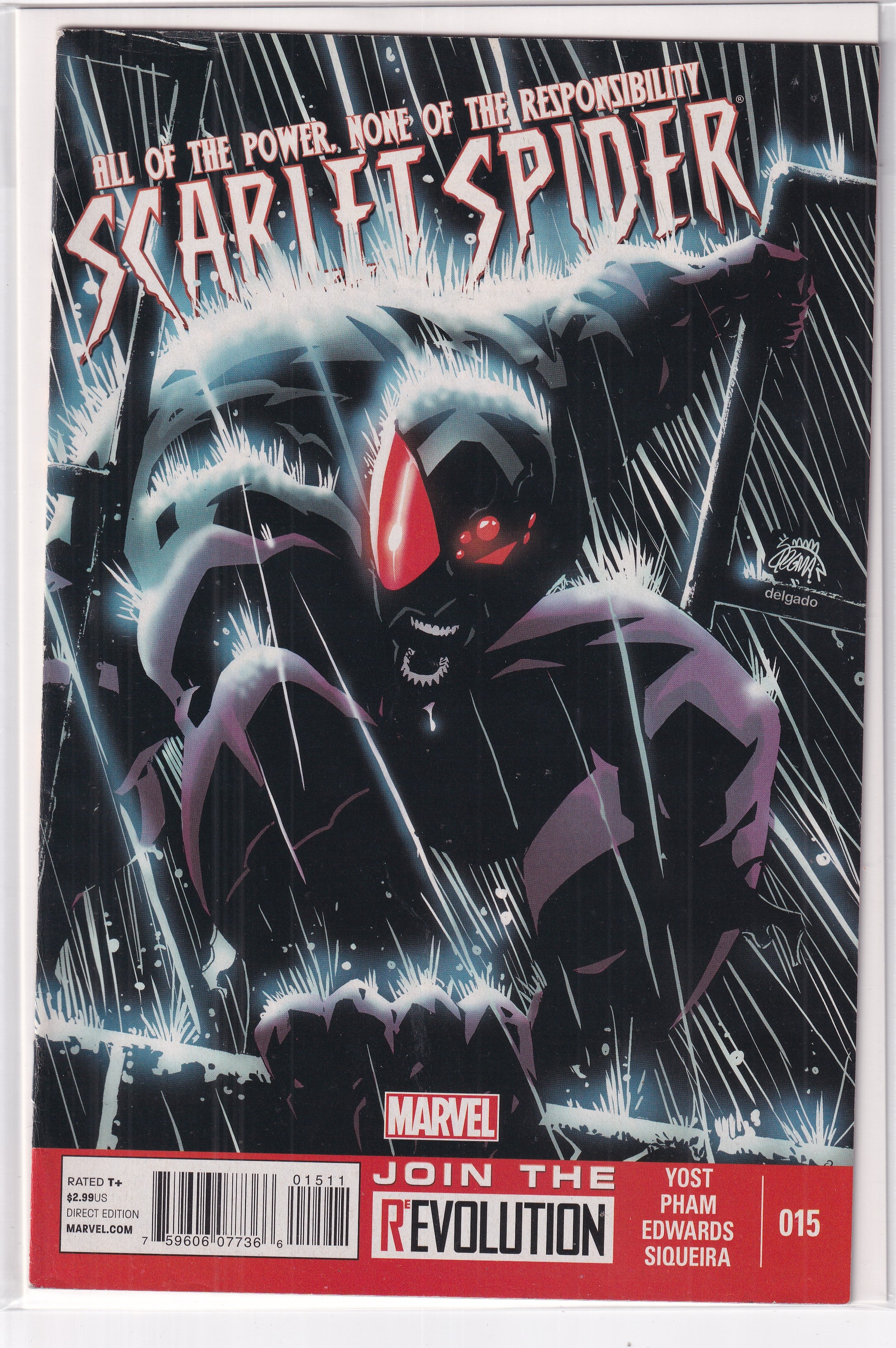 ALL OF THE POWER, NONE OF THE RESPONSIBLITY SCARLET SPIDER #15 - Slab City Comics