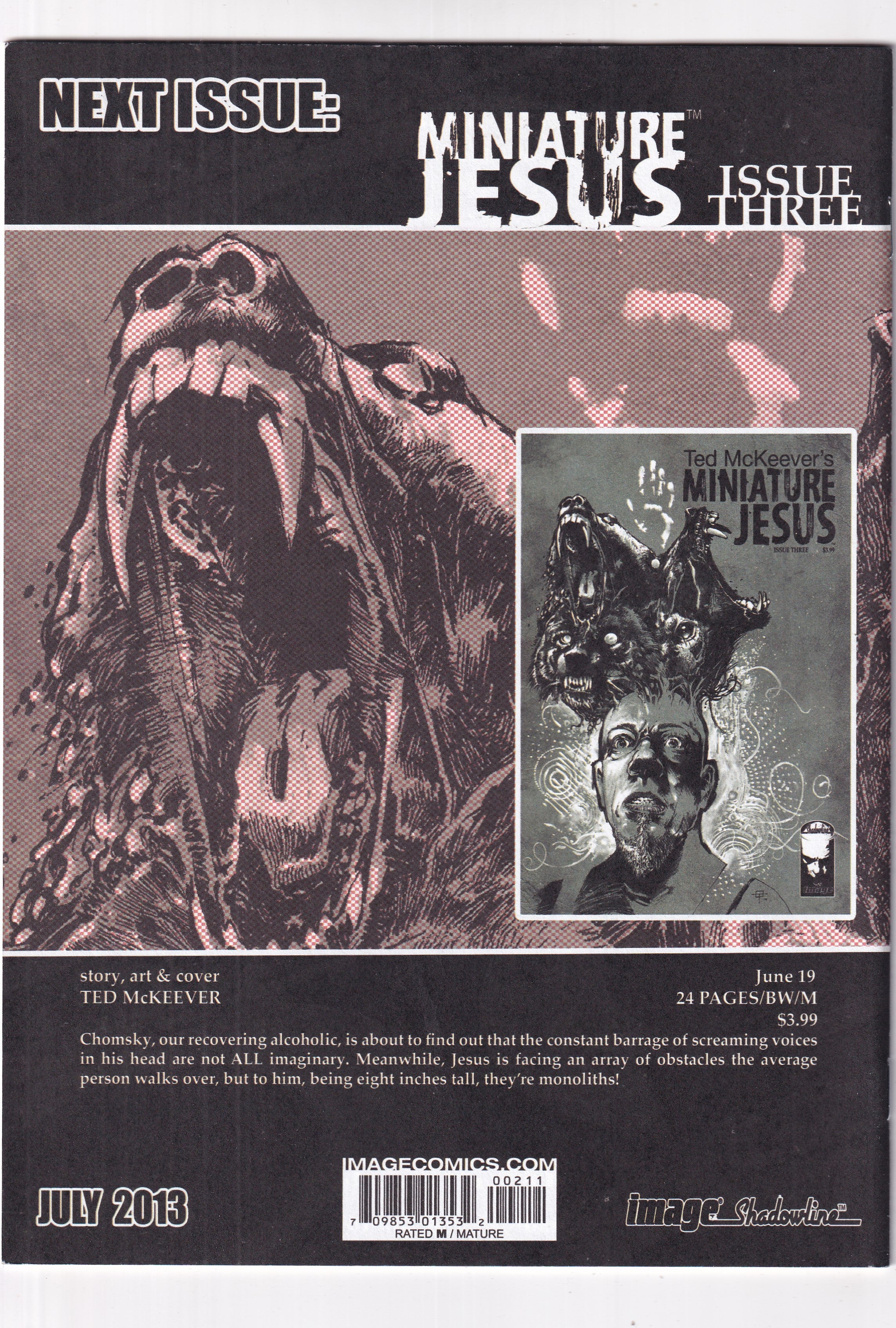 TED MCKEEVER'S MINIATURE JESUS #2 - Slab City Comics