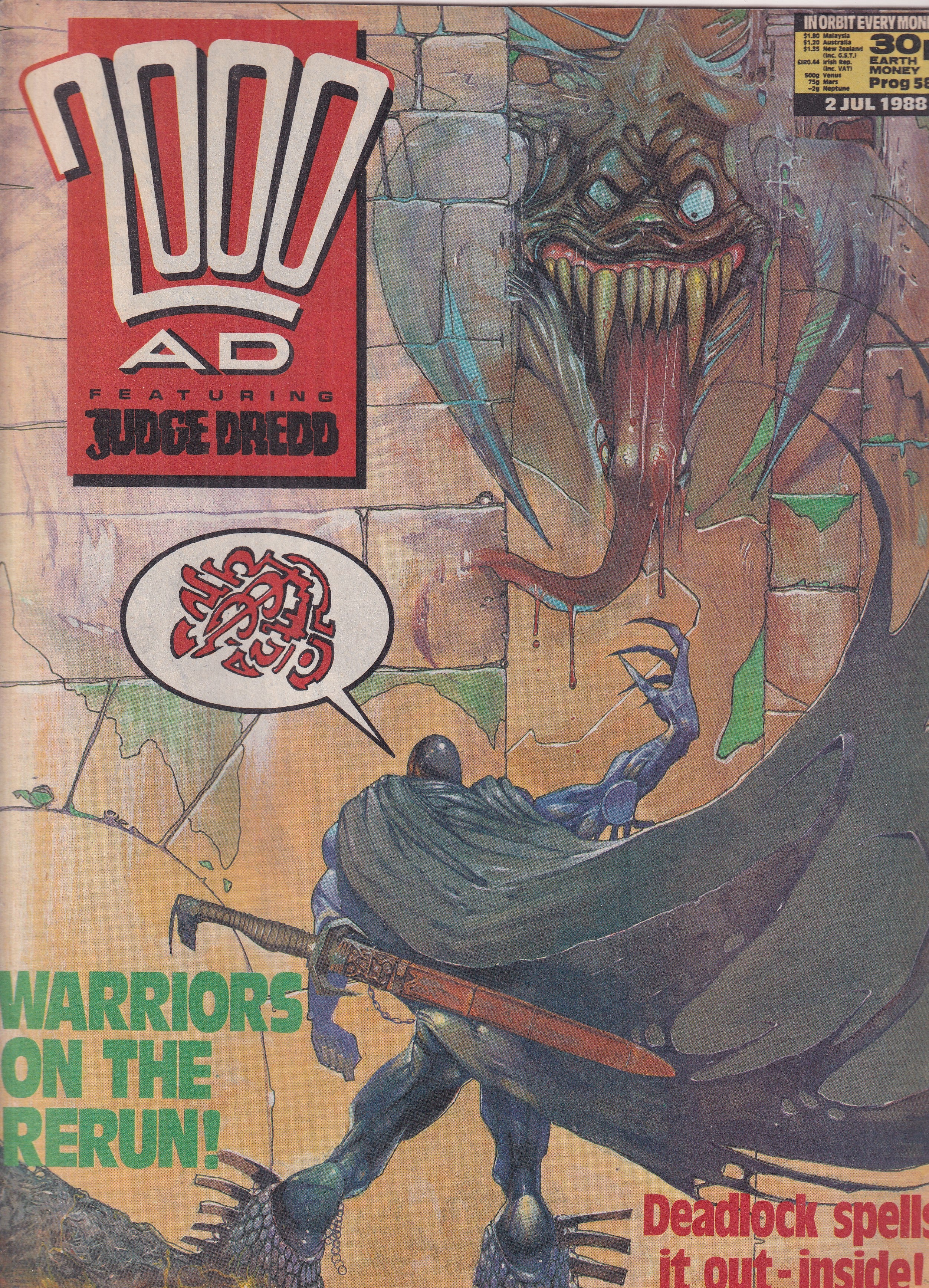 2000 AD FEATURING JUDGE DREDD #581 - Slab City Comics