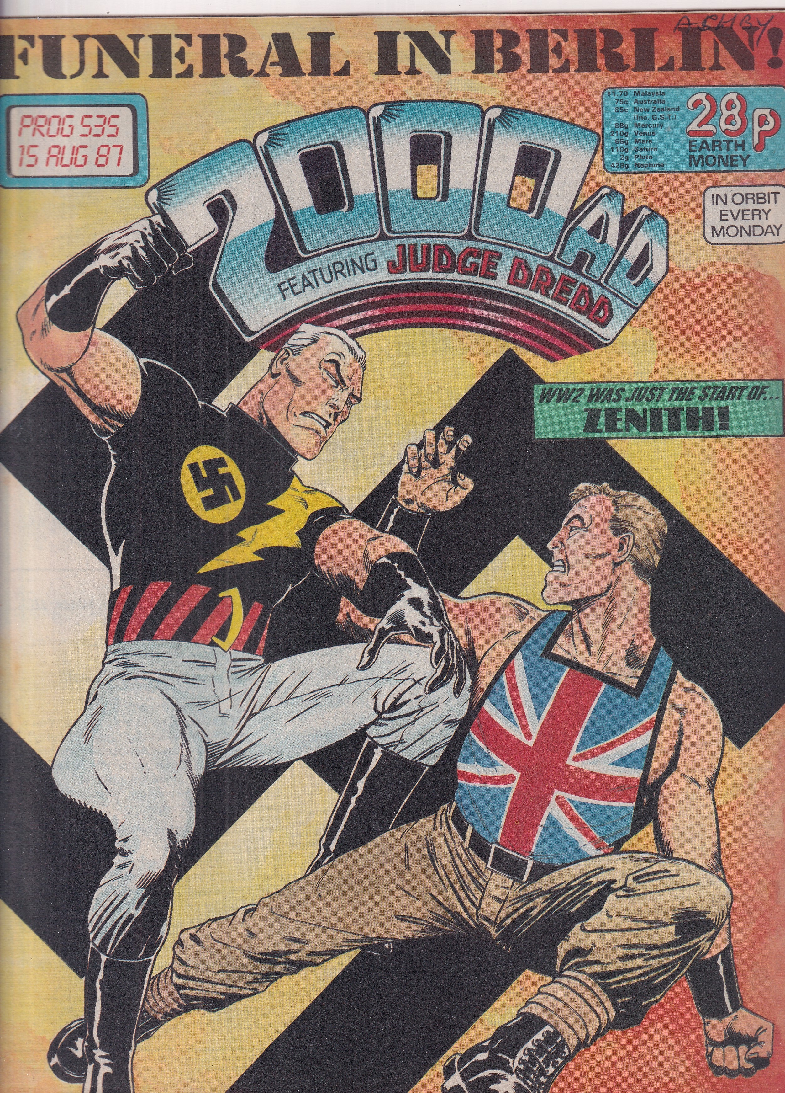 2000 AD FEATURING JUDGE DREDD #535 - Slab City Comics