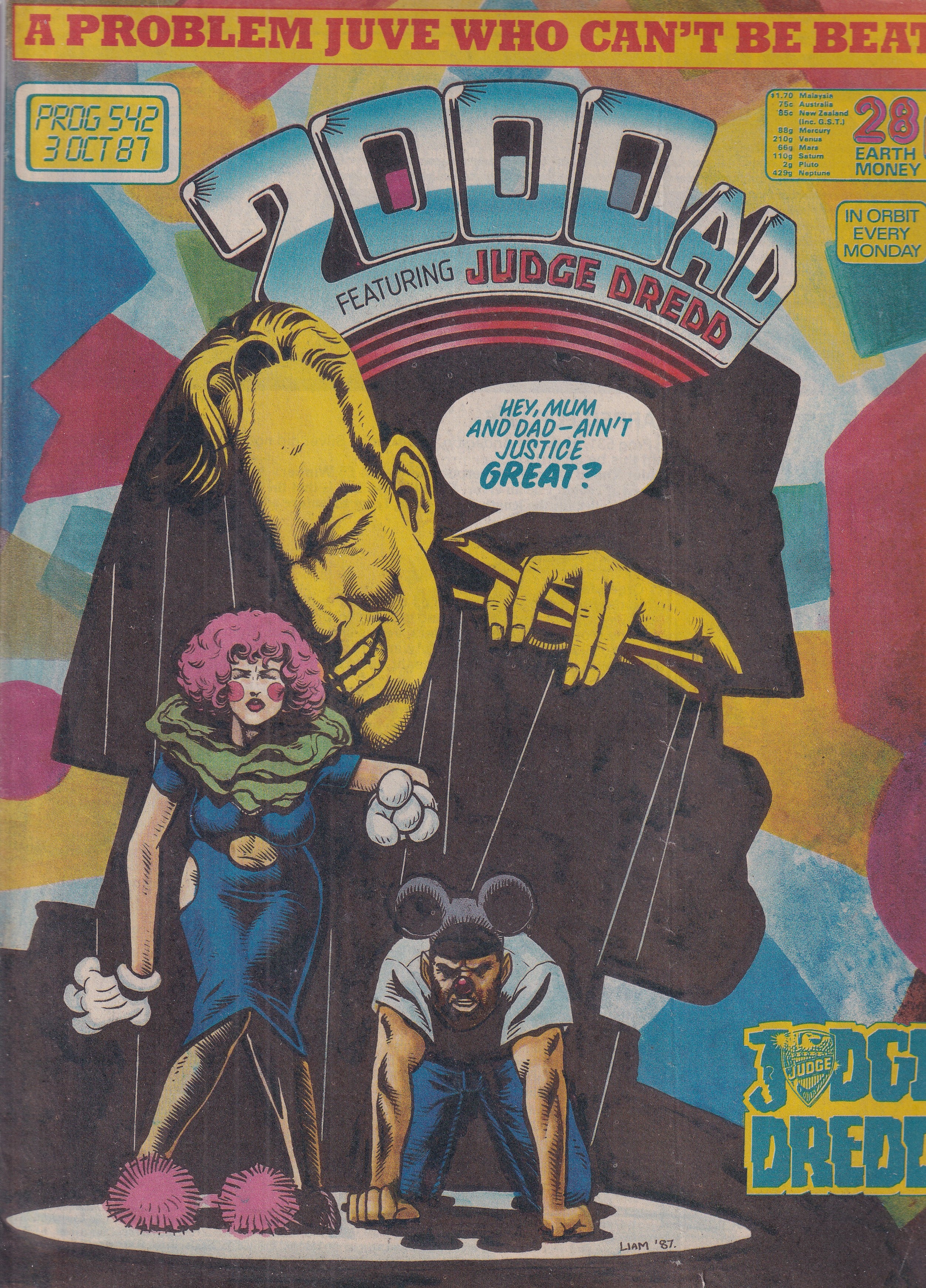 2000 AD FEATURING JUDGE DREDD #542 - Slab City Comics