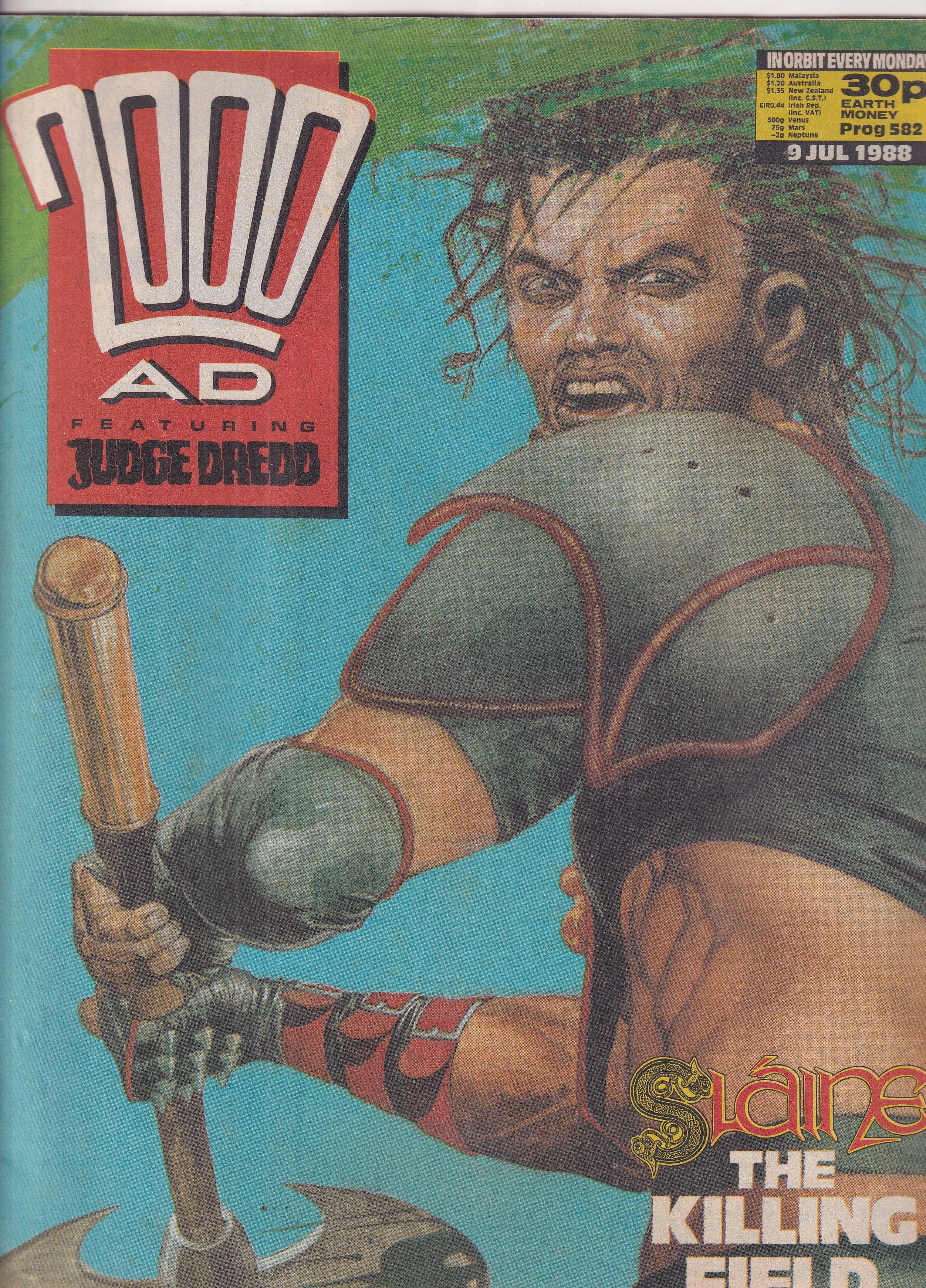 2000 AD FEATURING JUDGE DREDD #582 - Slab City Comics