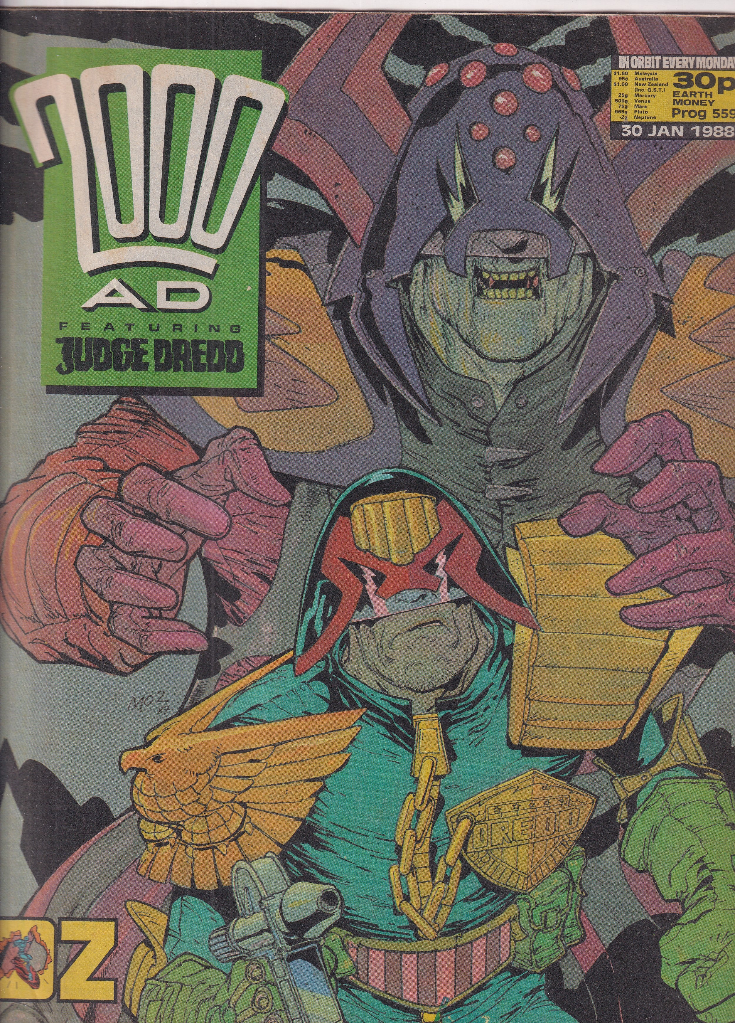 2000 AD FEATURING JUDGE DREDD #559 - Slab City Comics