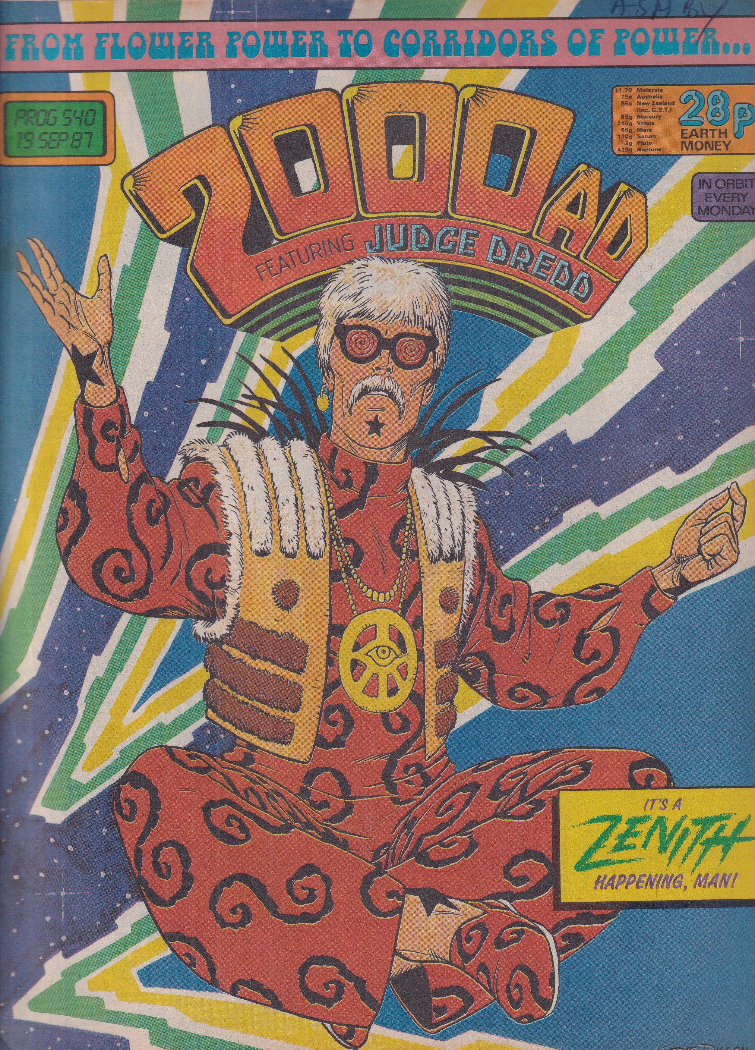 2000 AD FEATURING JUDGE DREDD #540 - Slab City Comics