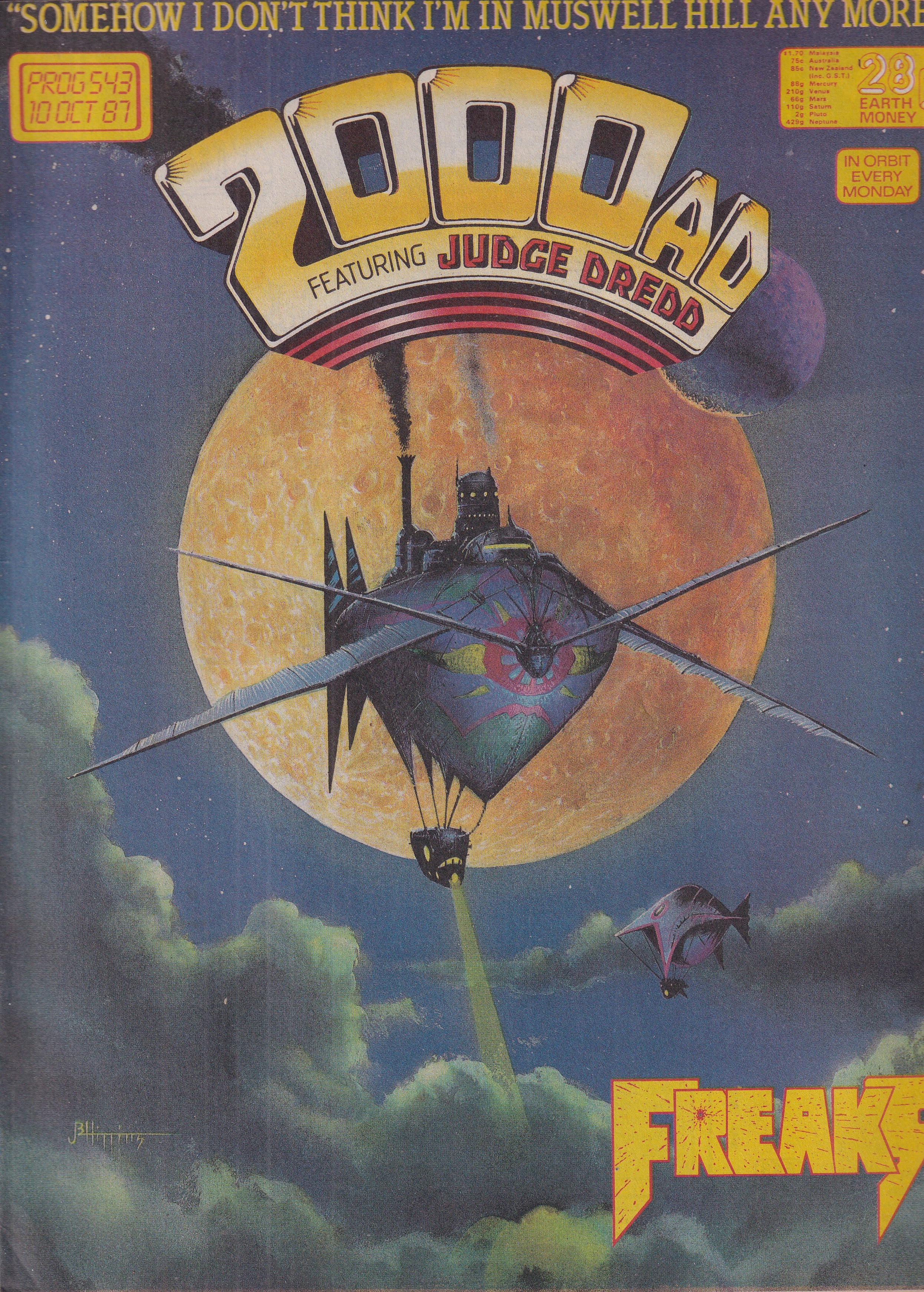 2000 AD FEATURING JUDGE DREDD #543 - Slab City Comics