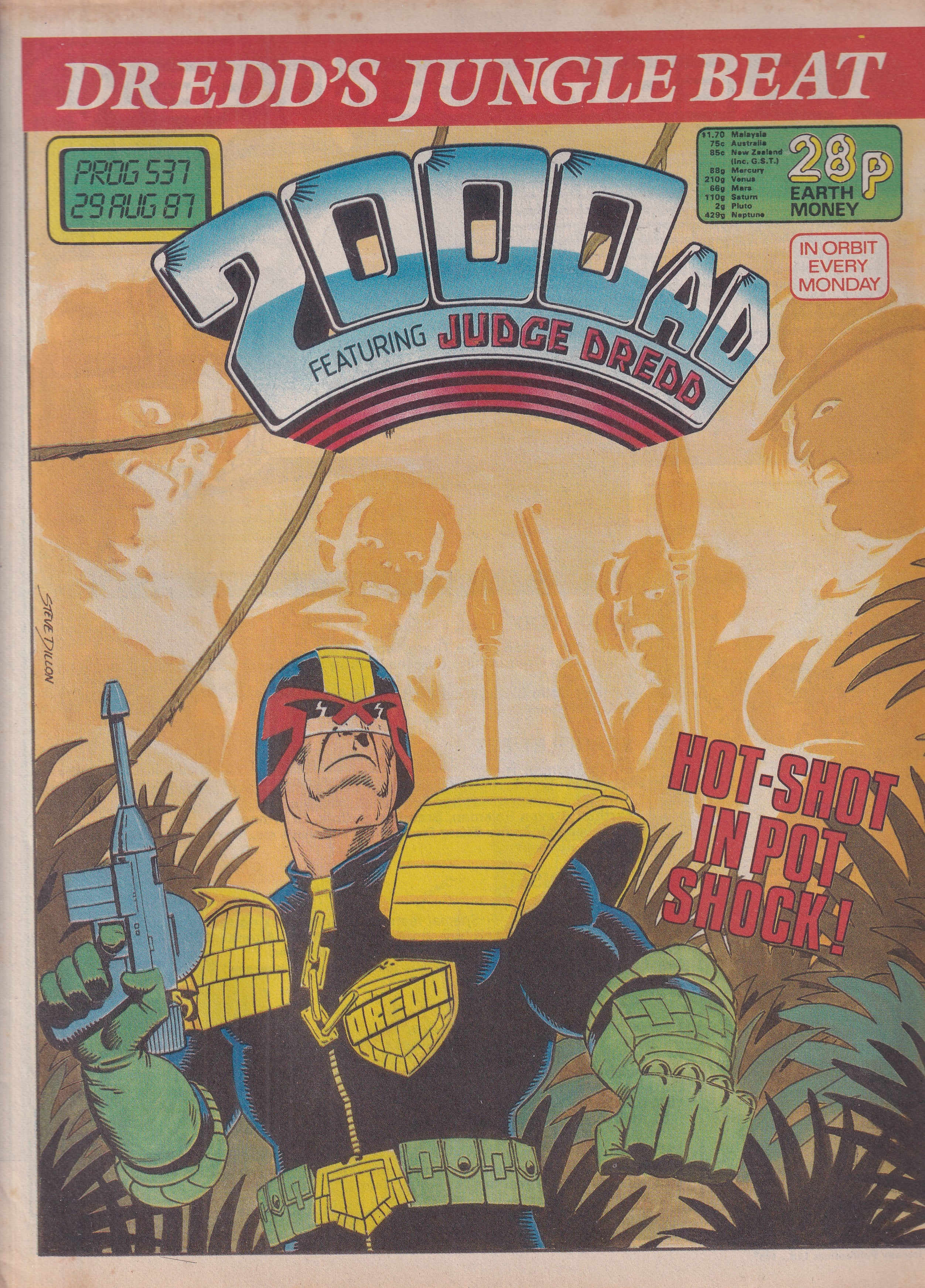 2000 AD FEATURING JUDGE DREDD #537 - Slab City Comics