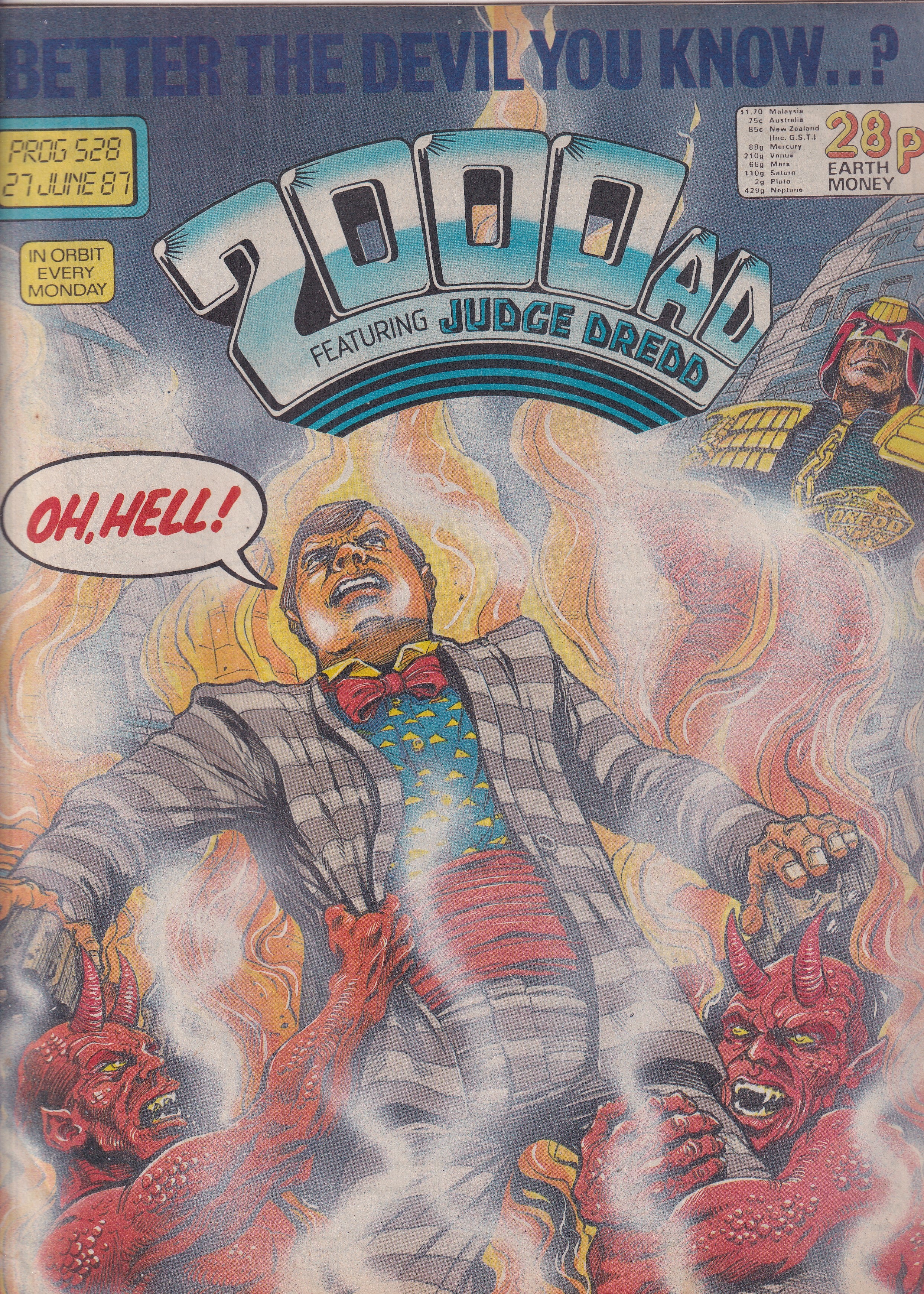 2000 AD FEATURING JUDGE DREDD #528 - Slab City Comics