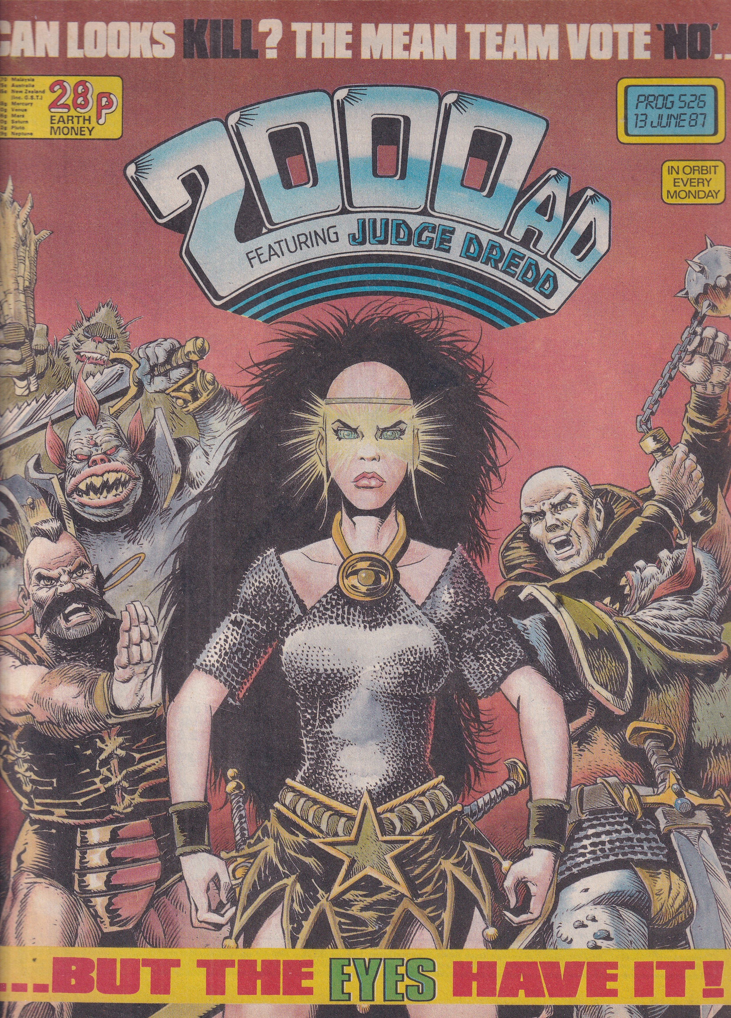 2000 AD FEATURING JUDGE DREDD #526 - Slab City Comics