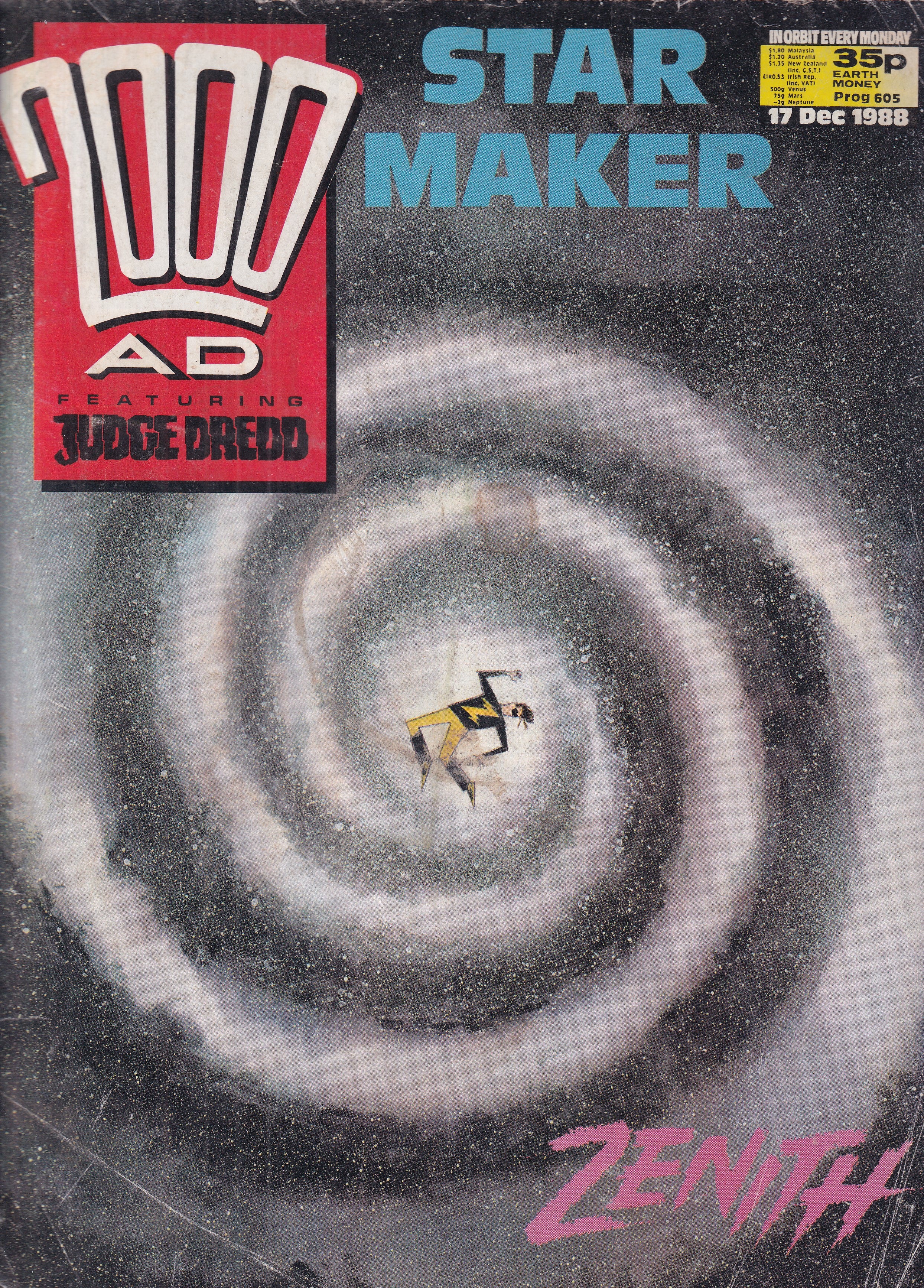 2000 AD FEATURING JUDGE DREDD #605 - Slab City Comics