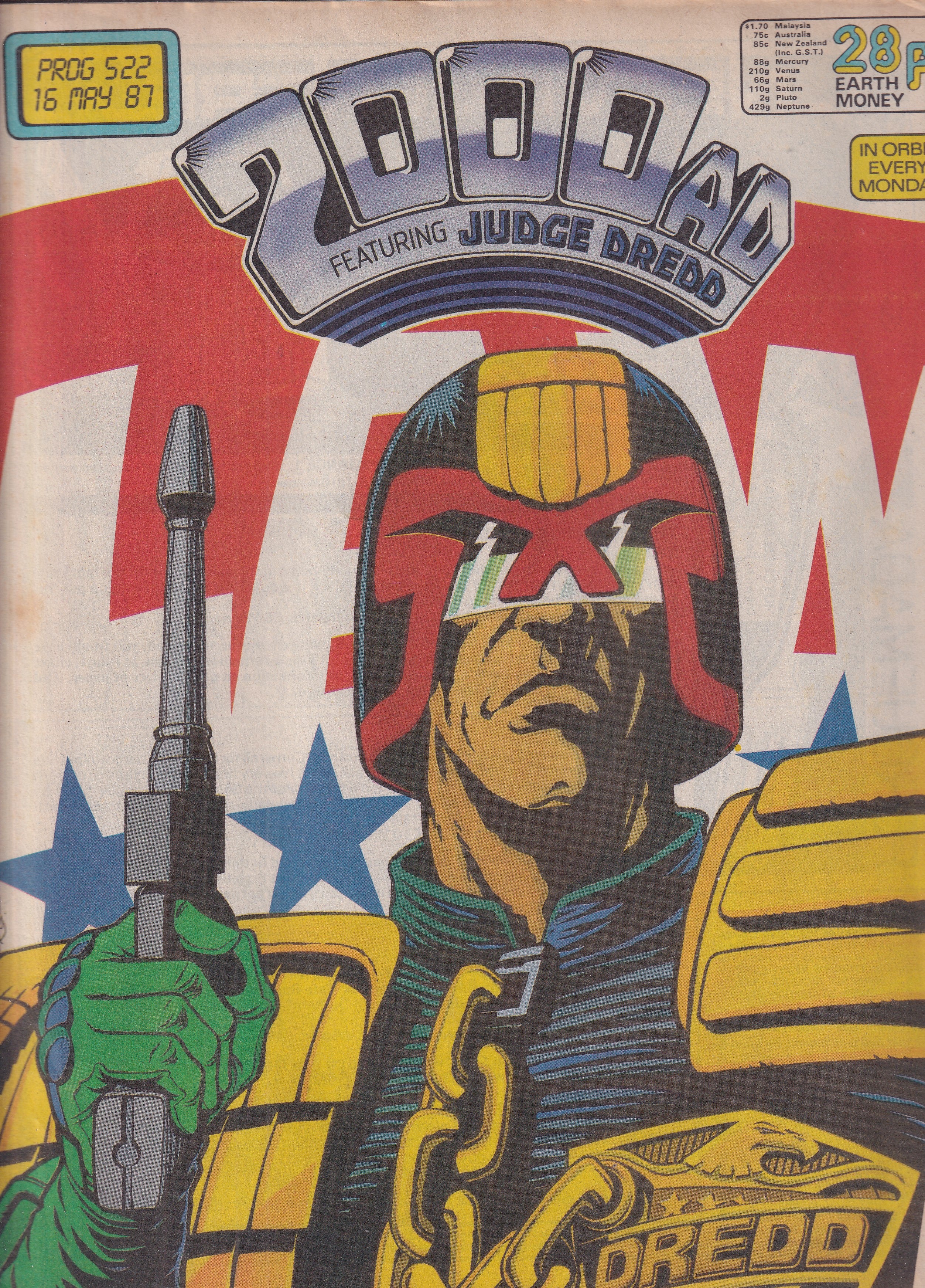 2000 AD FEATURING JUDGE DREDD #522 - Slab City Comics