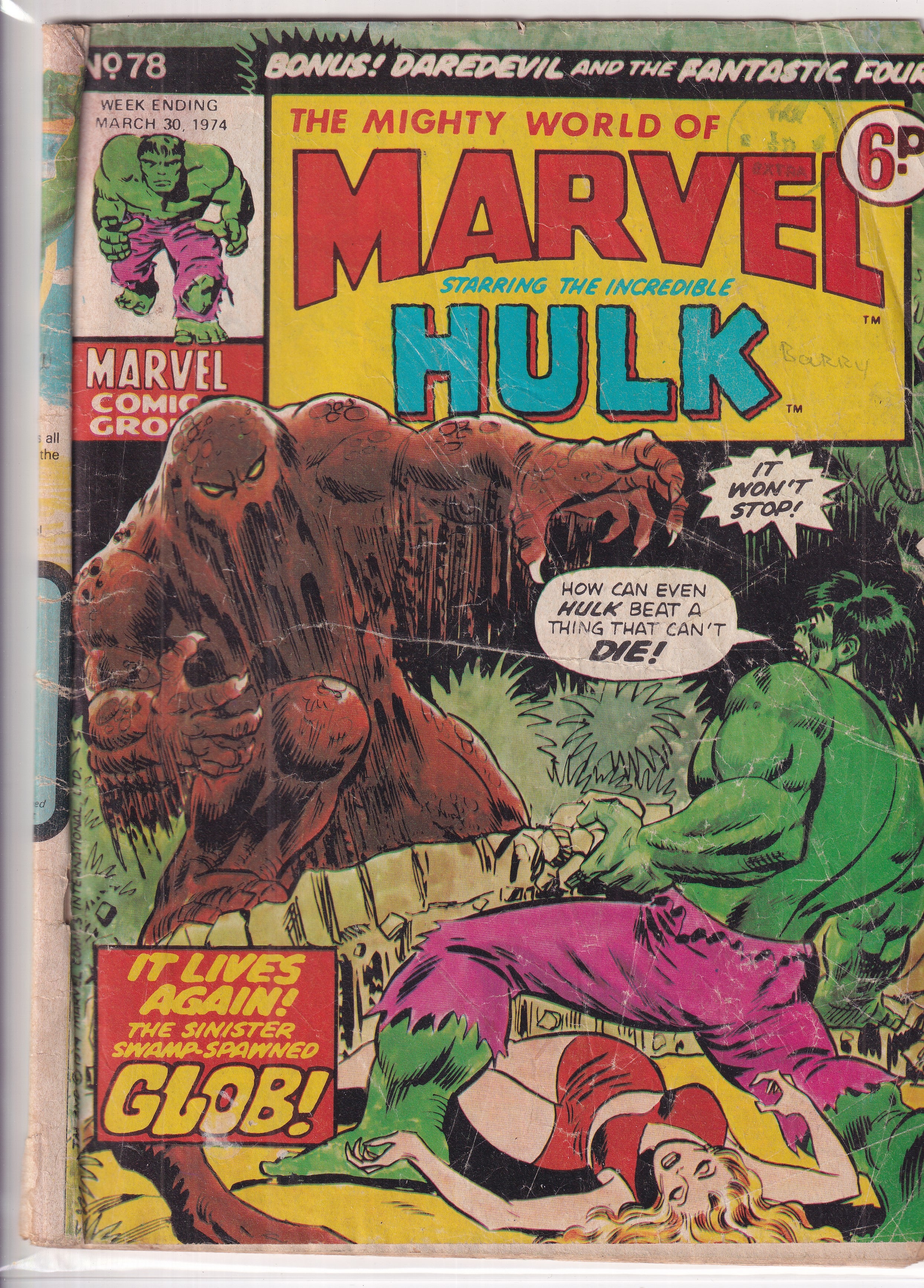 The Mighty World of Marvel #78 - Slab City Comics