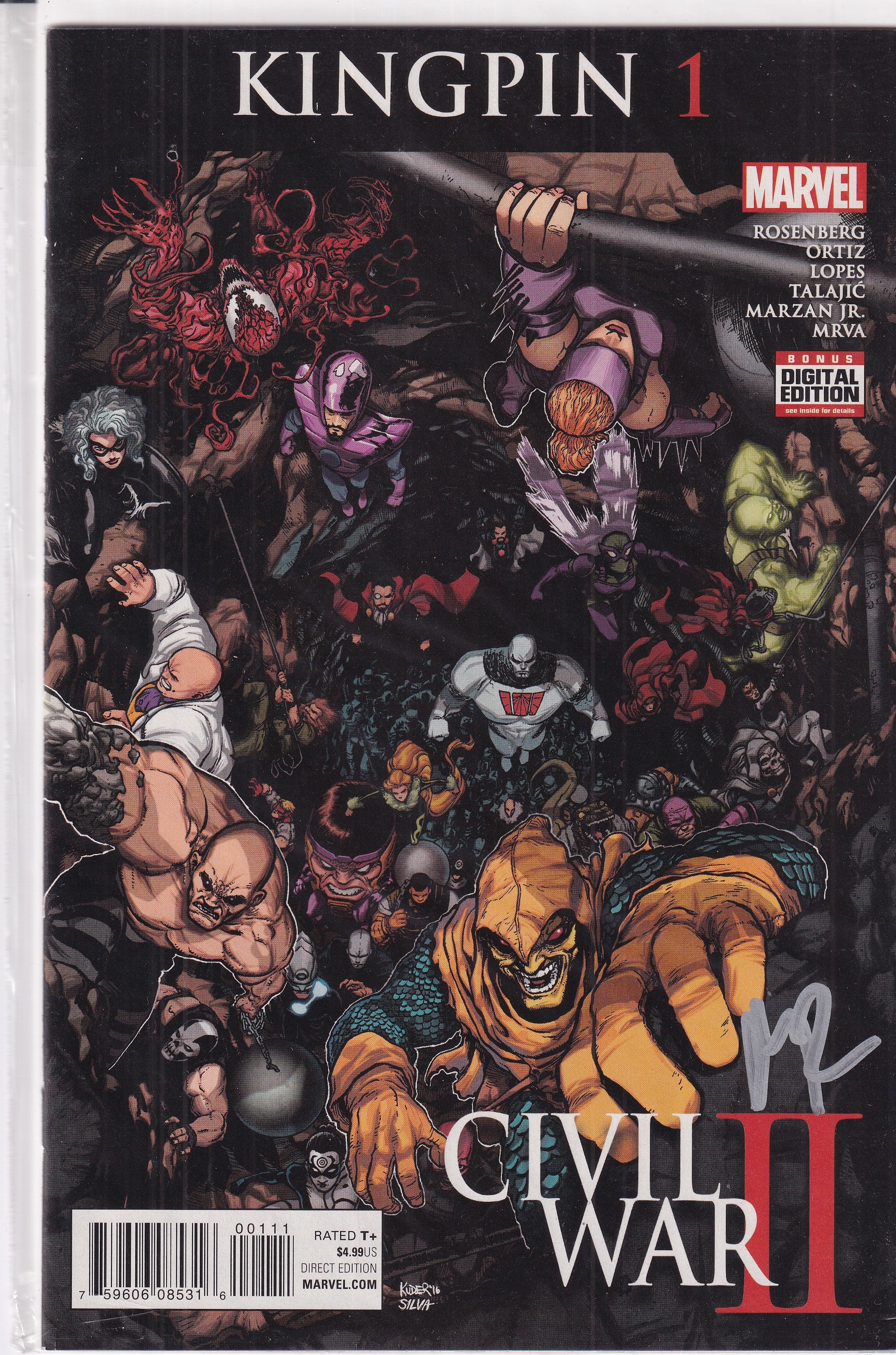 Kingpin #1 Signed by Matthew Rosenberg - Slab City Comics