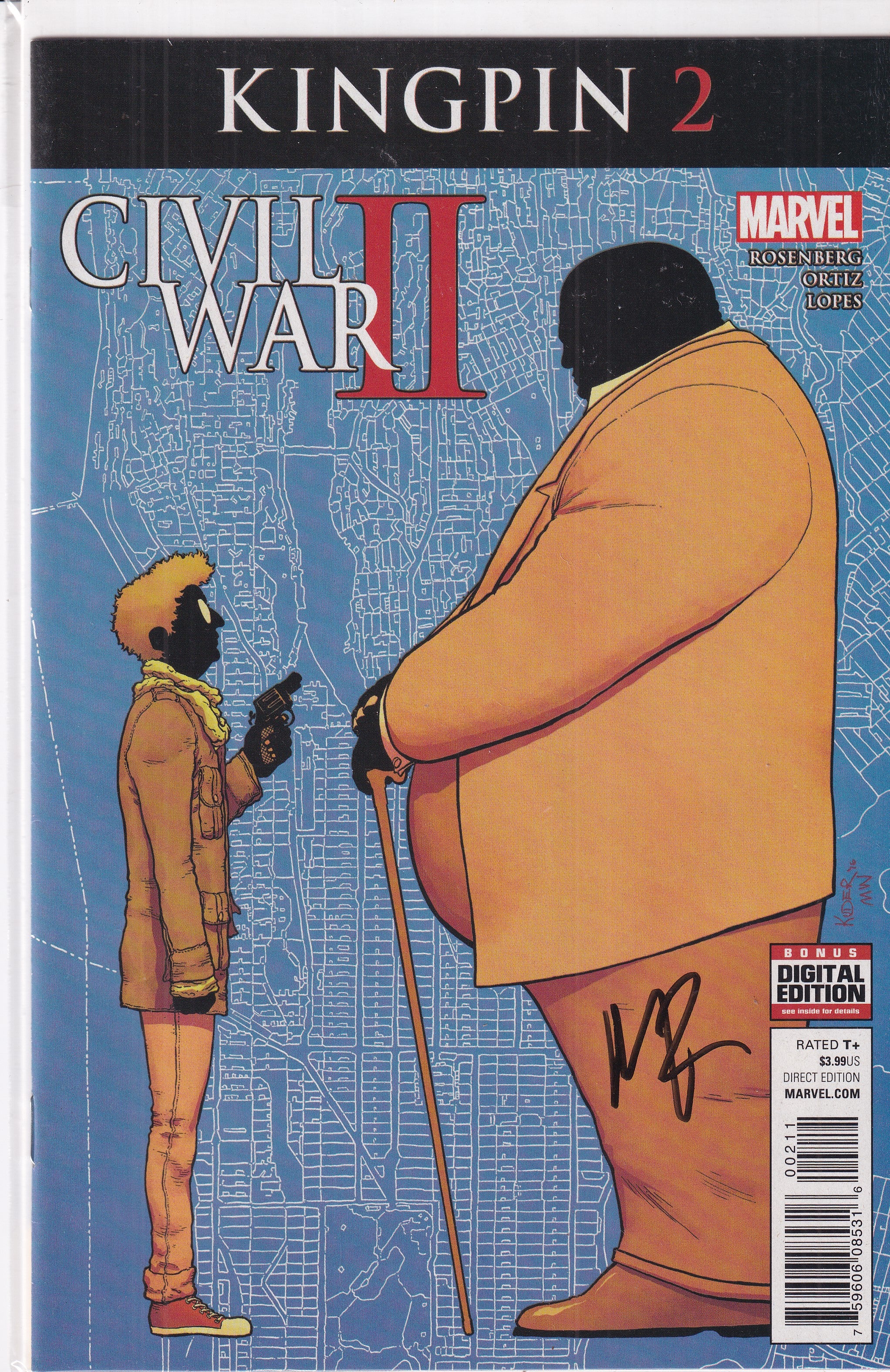 Kingpin #2 Signed by Matthew Rosenberg - Slab City Comics