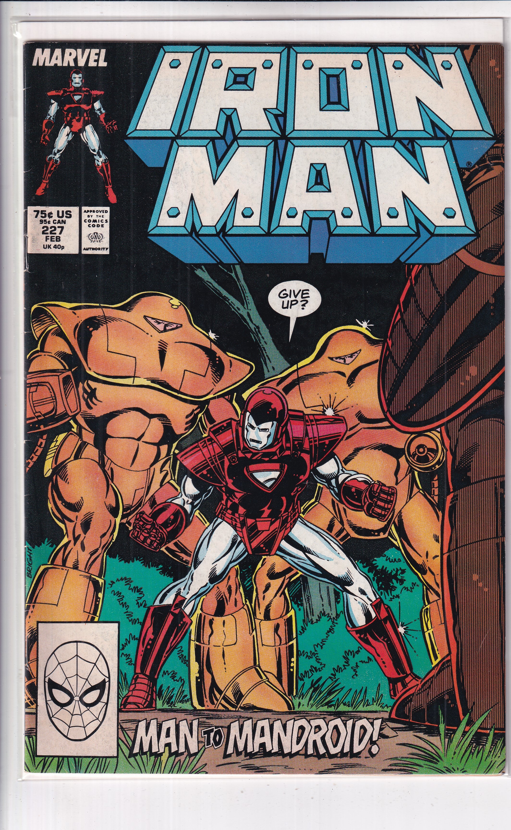 Iron Man #227 - Slab City Comics