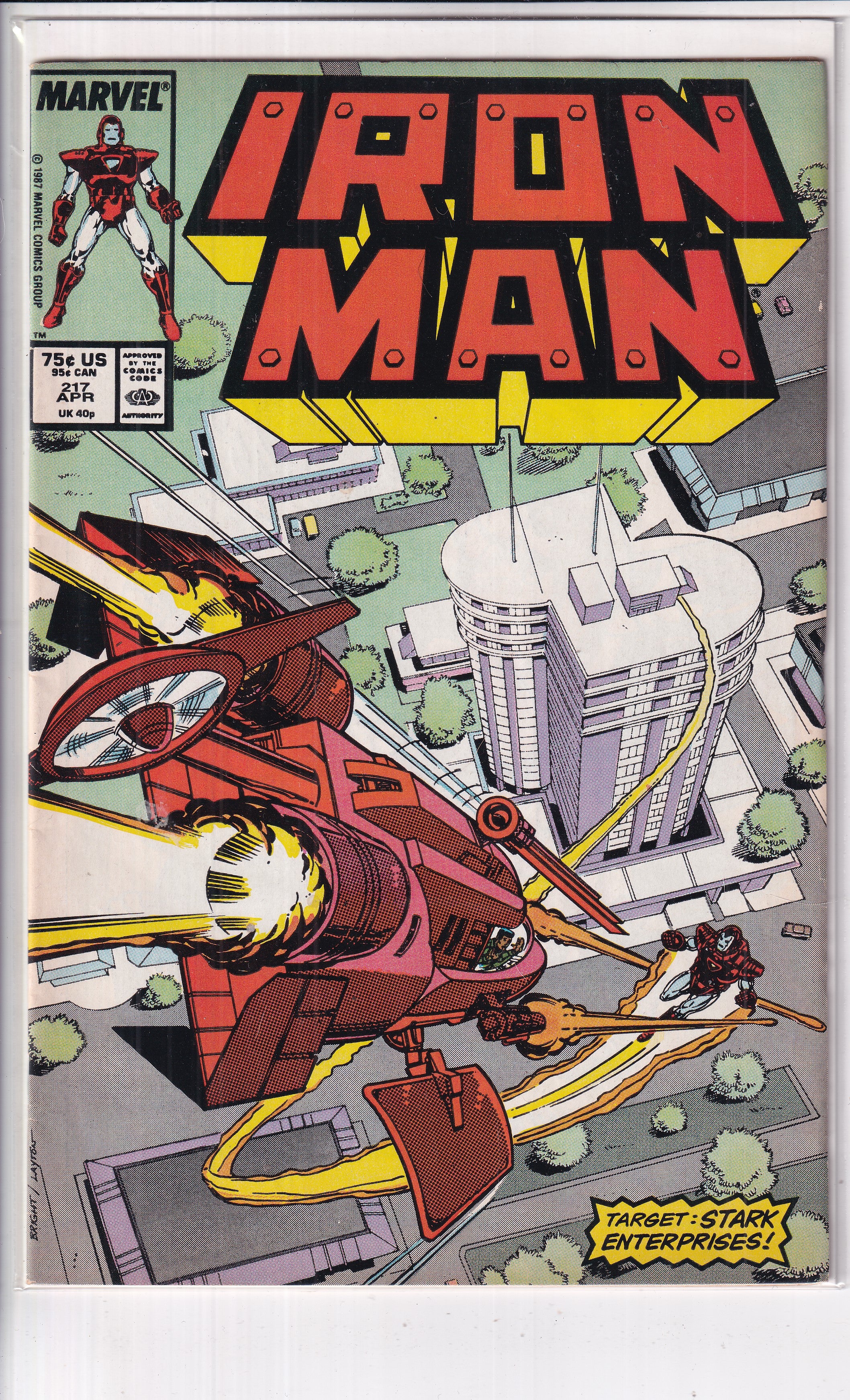 Iron Man #217 - Slab City Comics