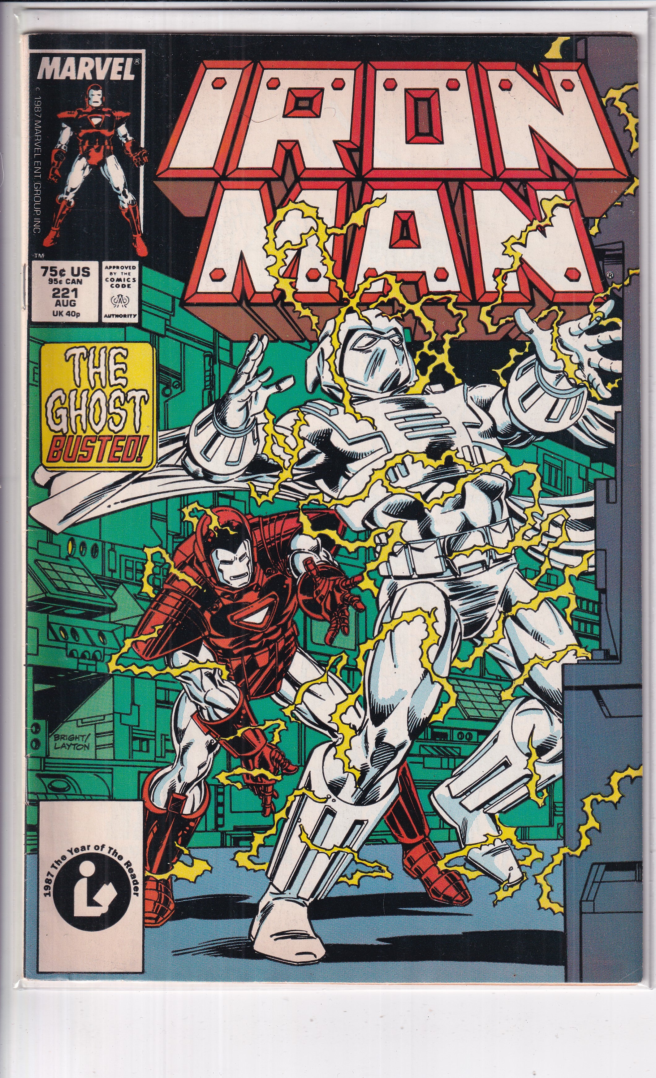 Iron Man #221 - Slab City Comics