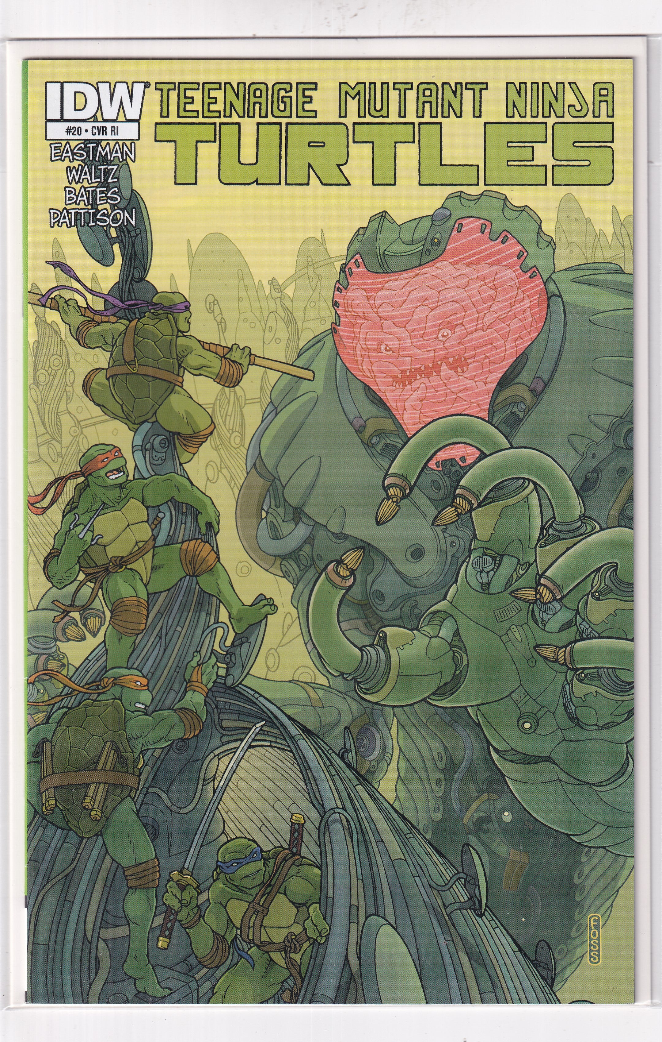 TEENAGE MUTANT NINJA TURTLES #20 1:10 VARIANT - Slab City Comics