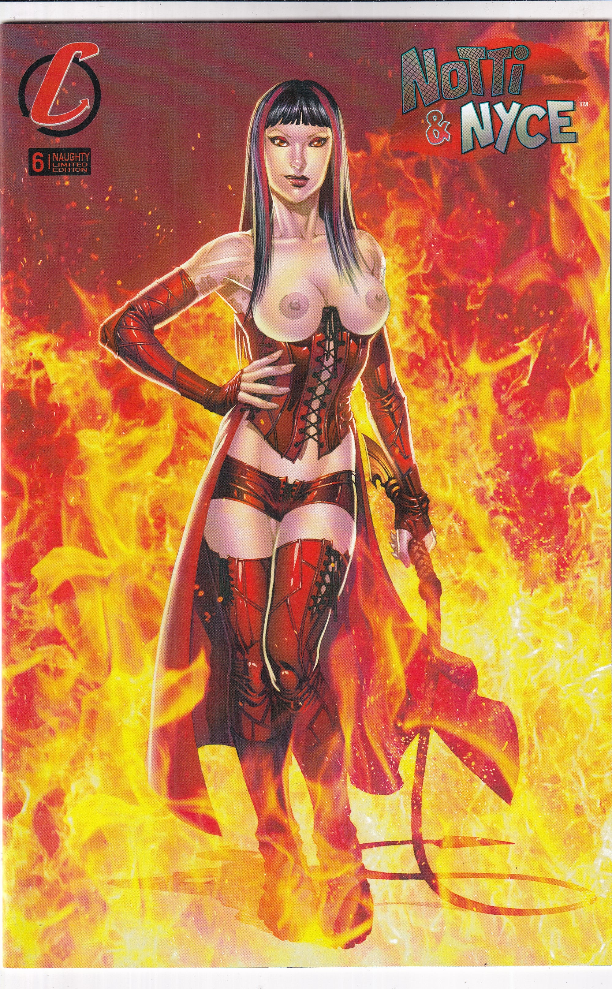 Notti & Nyce #6 Varese Naughty Variant - Slab City Comics