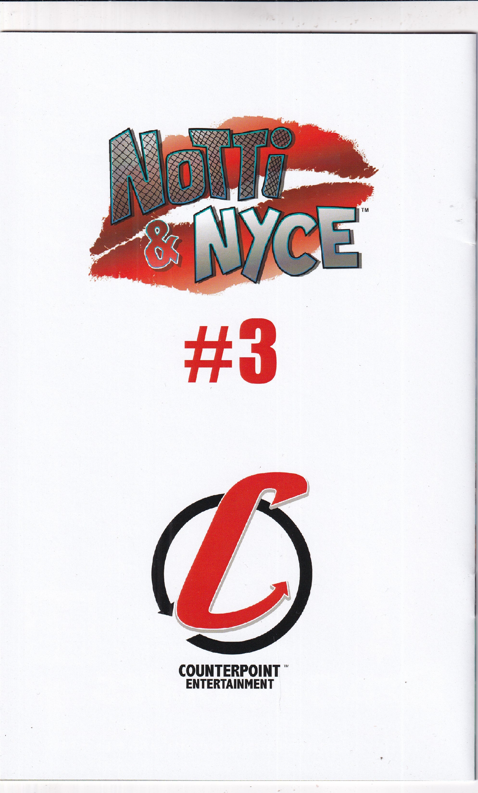 Notti & Nyce #3 Ebas SDCC Naughty Variant - Slab City Comics