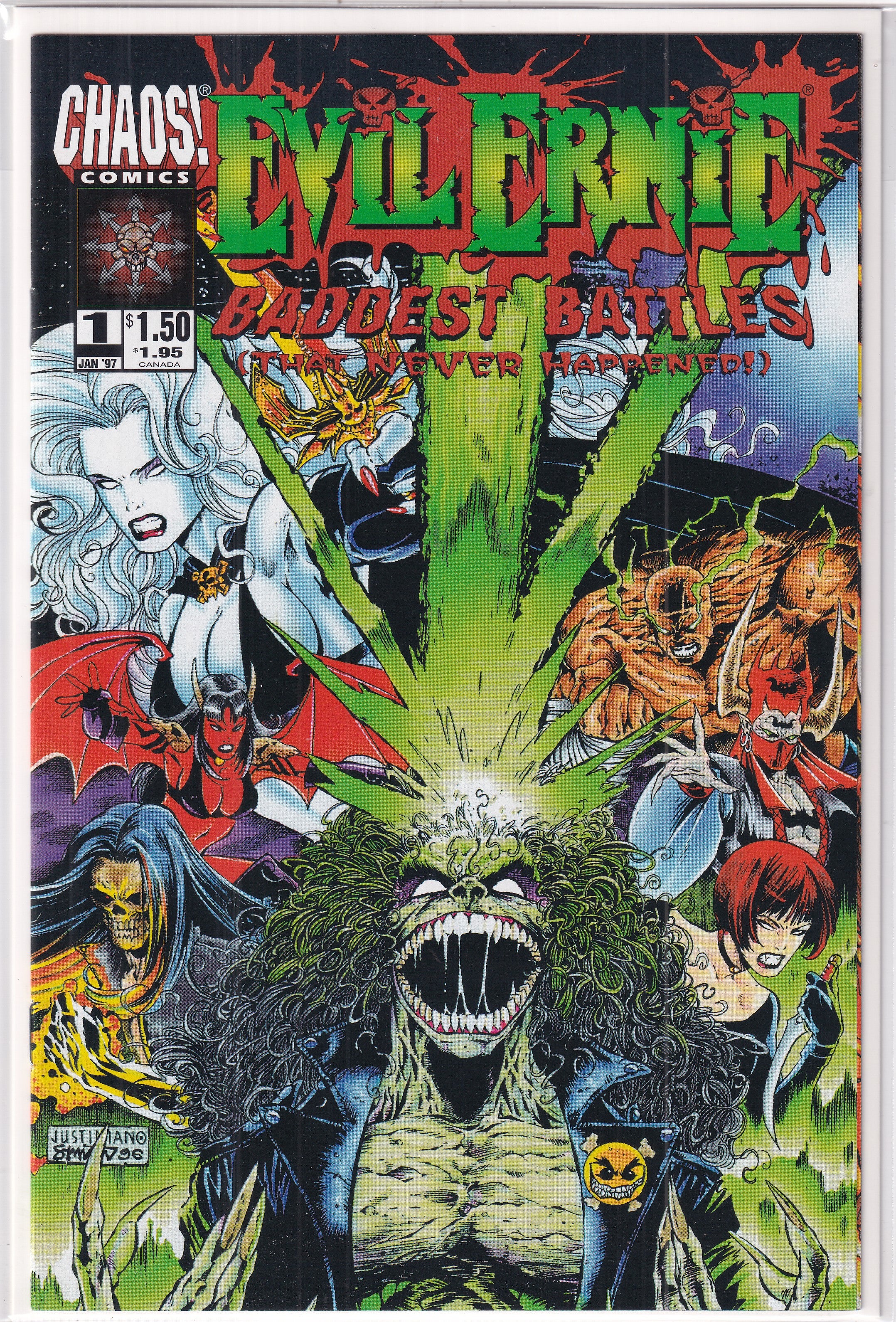 EVIL ERNIE BADDEST BATTLES THAT NEVER HAPPENED #1 - Slab City Comics