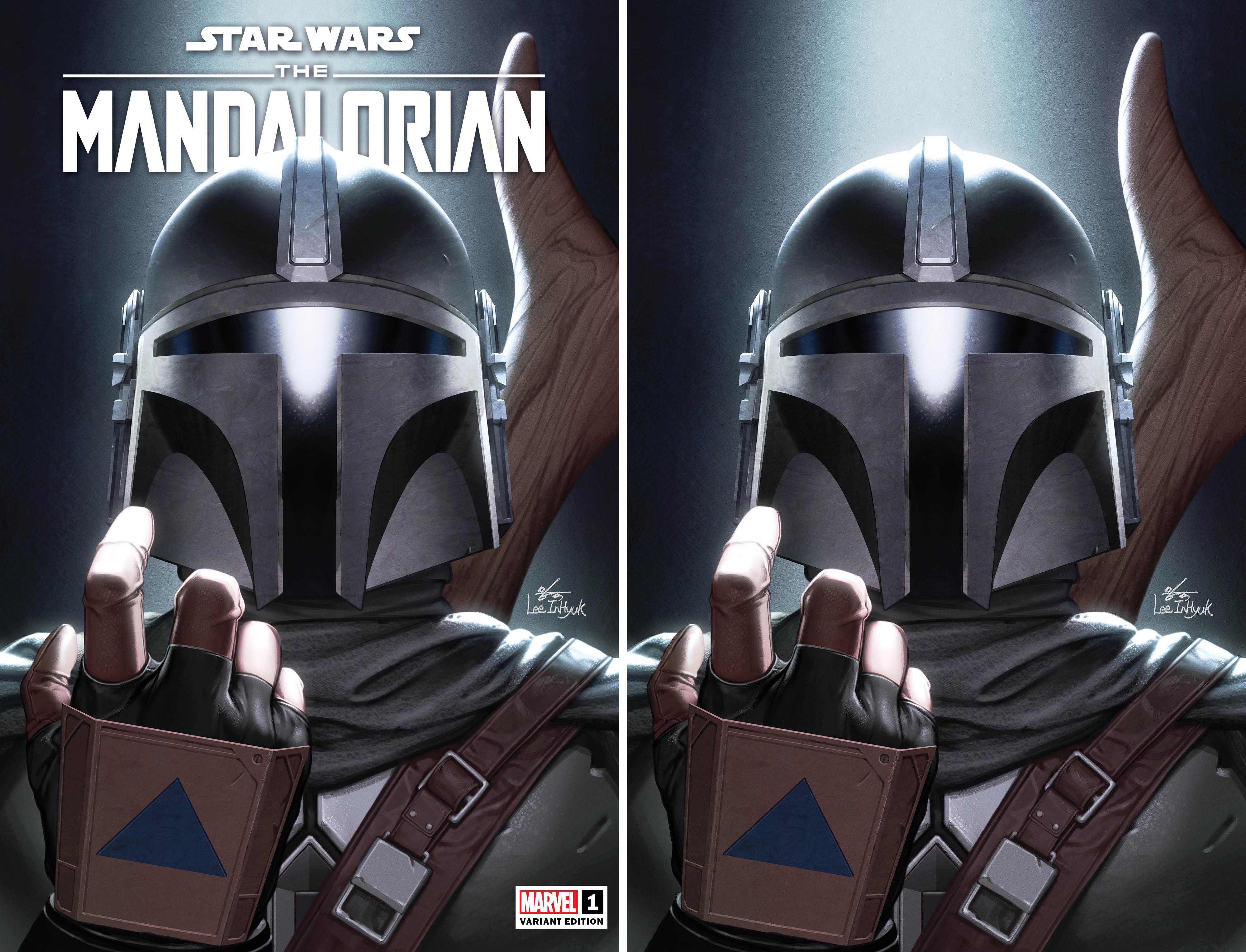 STAR WARS MANDALORIAN #1 INHYUK LEE VARIANT - Slab City Comics