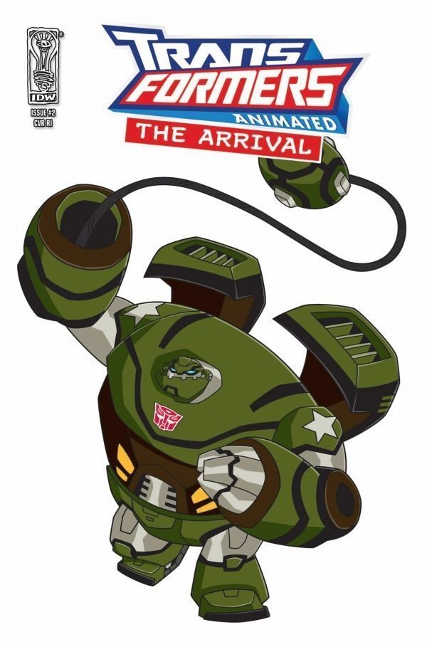 TRANSFORMERS ANIMATED ARRIVAL #2 RETAILER INCENTIVE COVER - Slab City Comics