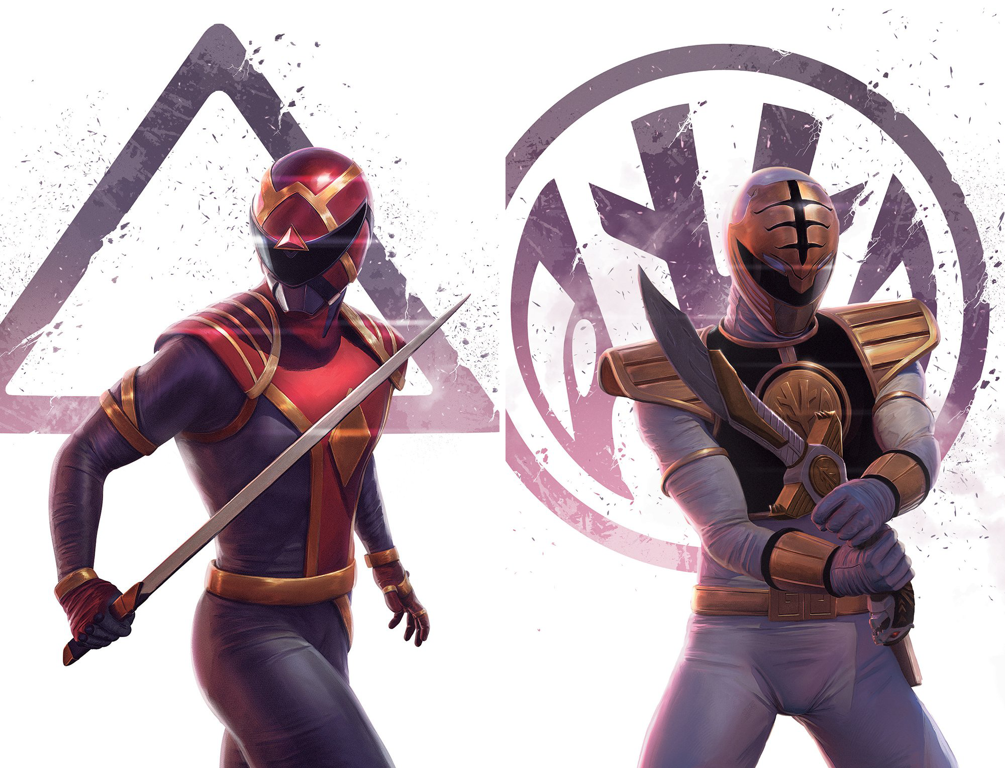 MIGHTY MORPHIN #1 & POWER RANGERS #1 CARLOS DATTOLI VARIANT SET - Slab City Comics