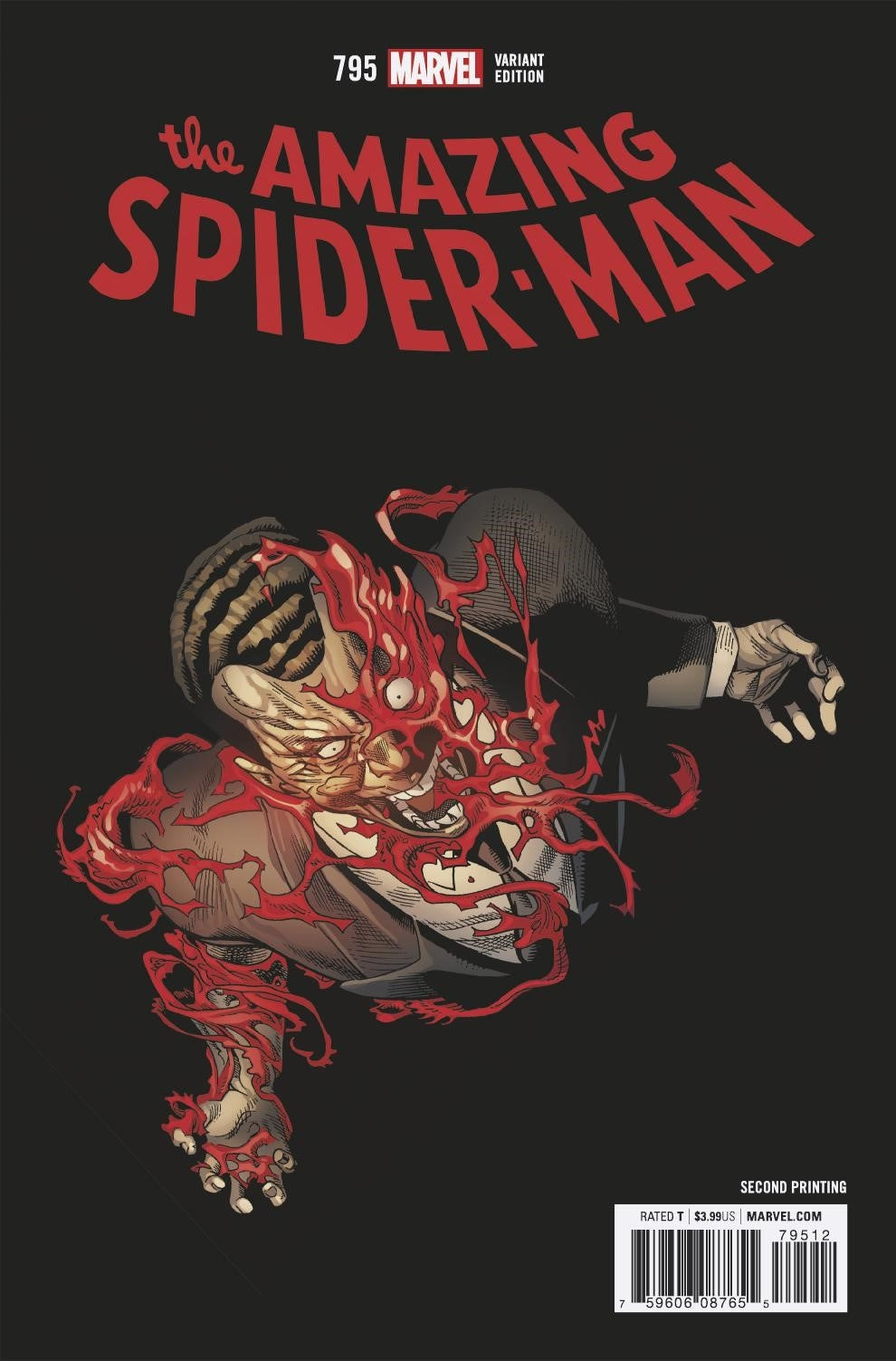 AMAZING SPIDER-MAN #795 2ND PRINT VARIANT LEG - Slab City Comics