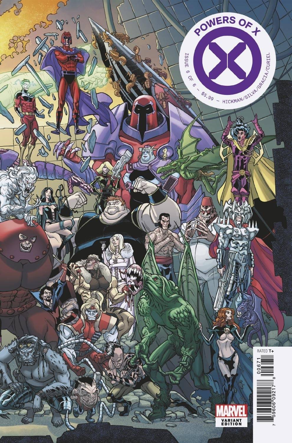 POWERS OF X #6 GARRON CONNECTING VARIANT - Slab City Comics