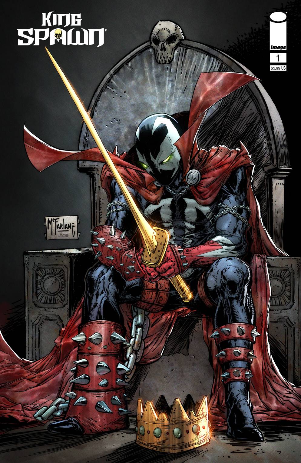 KING SPAWN #1 CVR B MCFARLANE - Slab City Comics